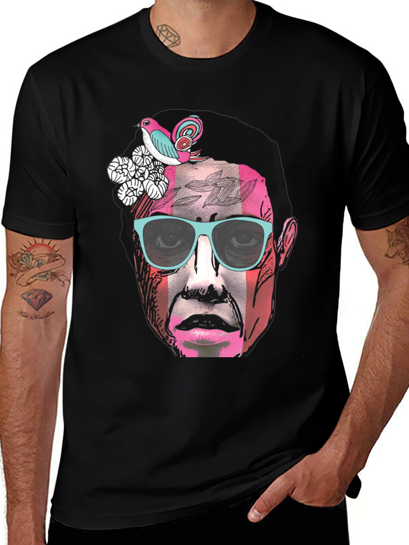Variant 8 of Artistic Portrait T-Shirt