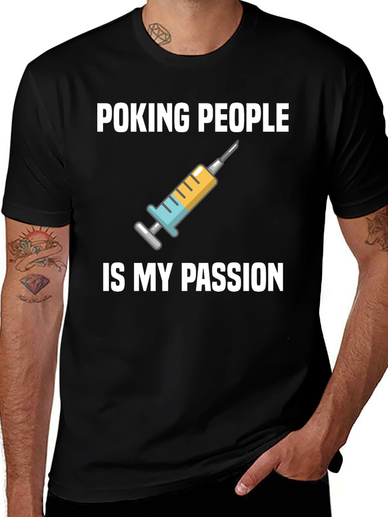 Poking People T-Shirt - Funny Nurse or Doctor Gift