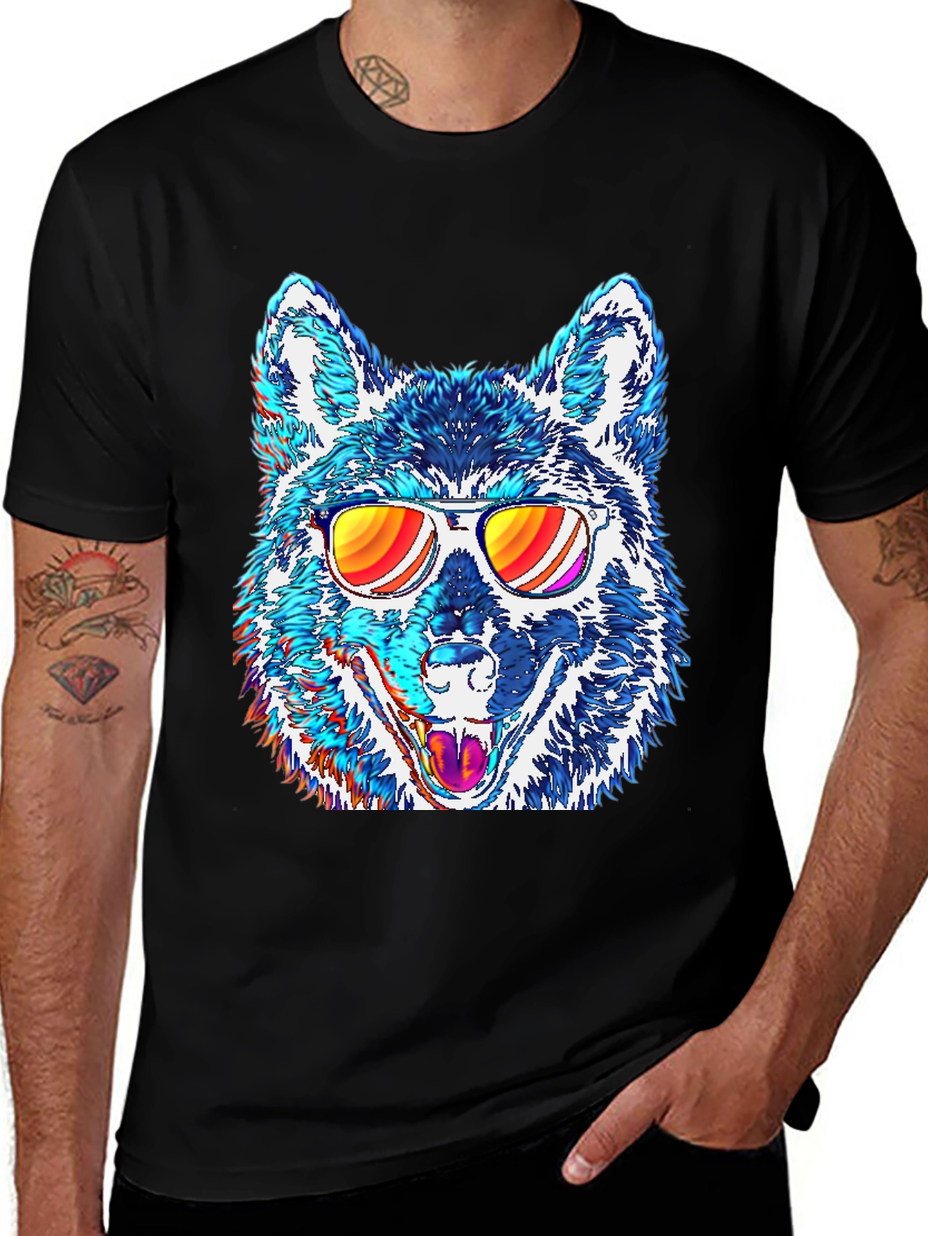 Variant 8 of Cool Wolf Graphic Tee