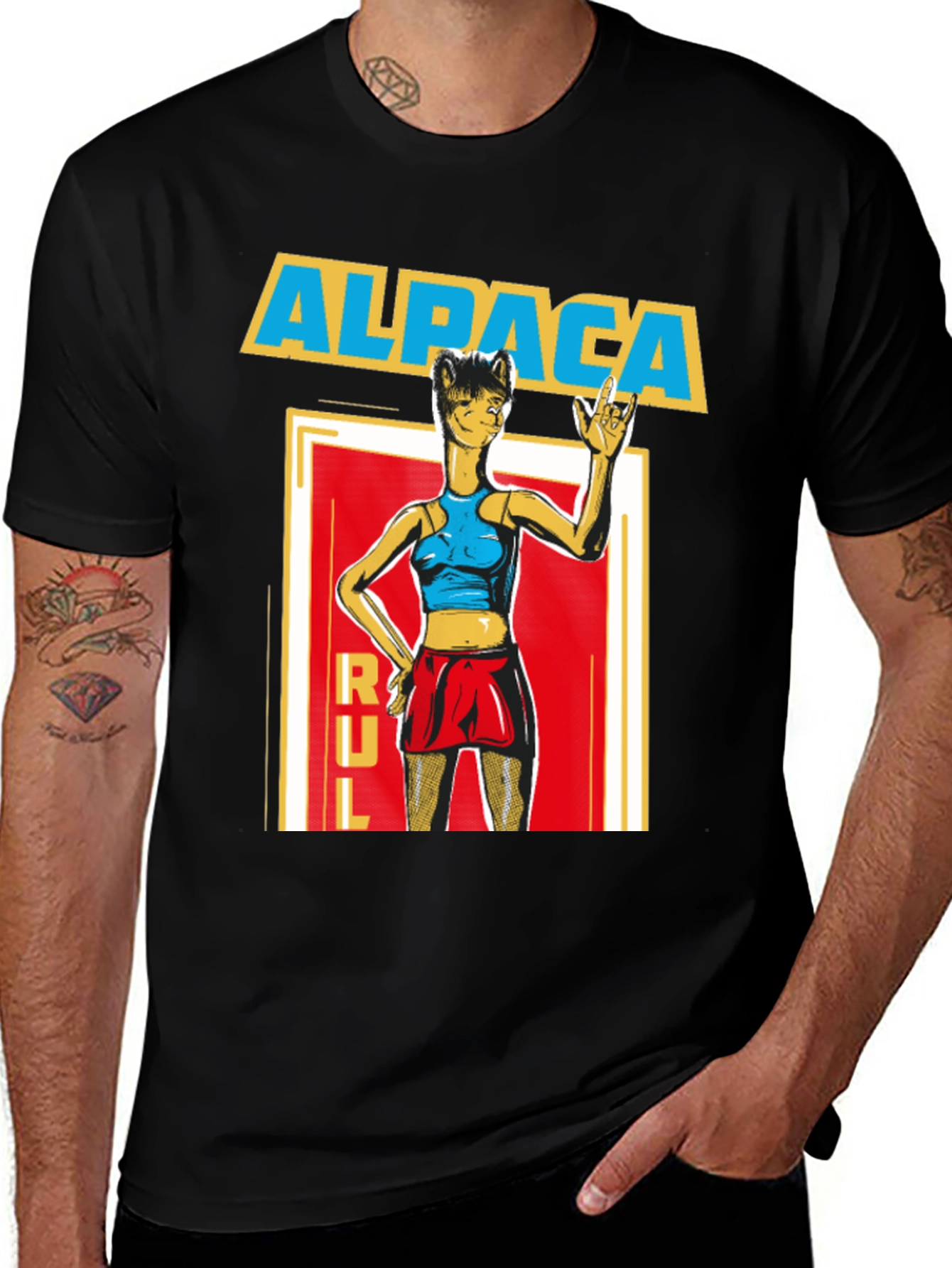 Black Alpaca Rule T-Shirt main image
