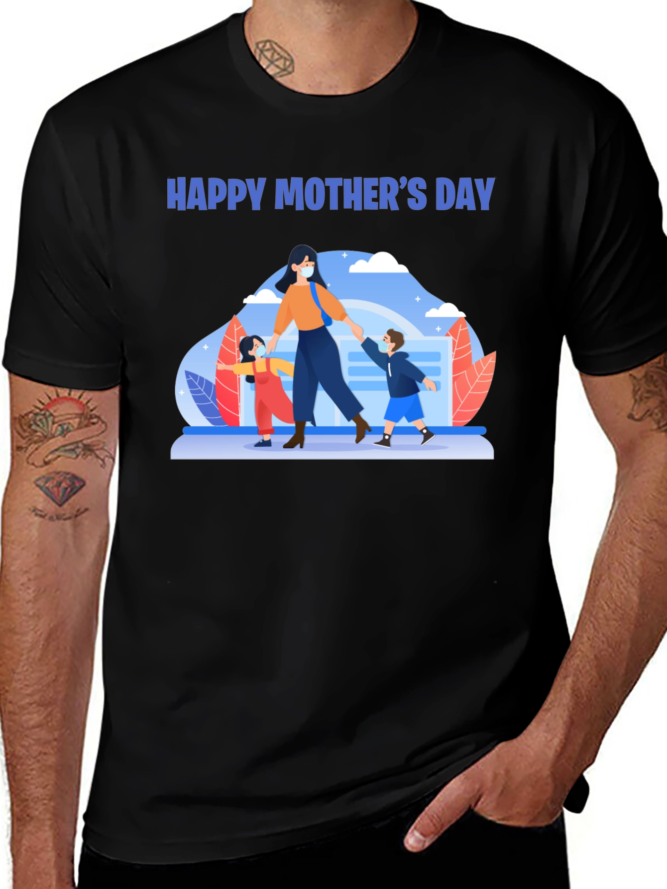 Variant 24 of Happy Mother's Day T-Shirt - Family Love