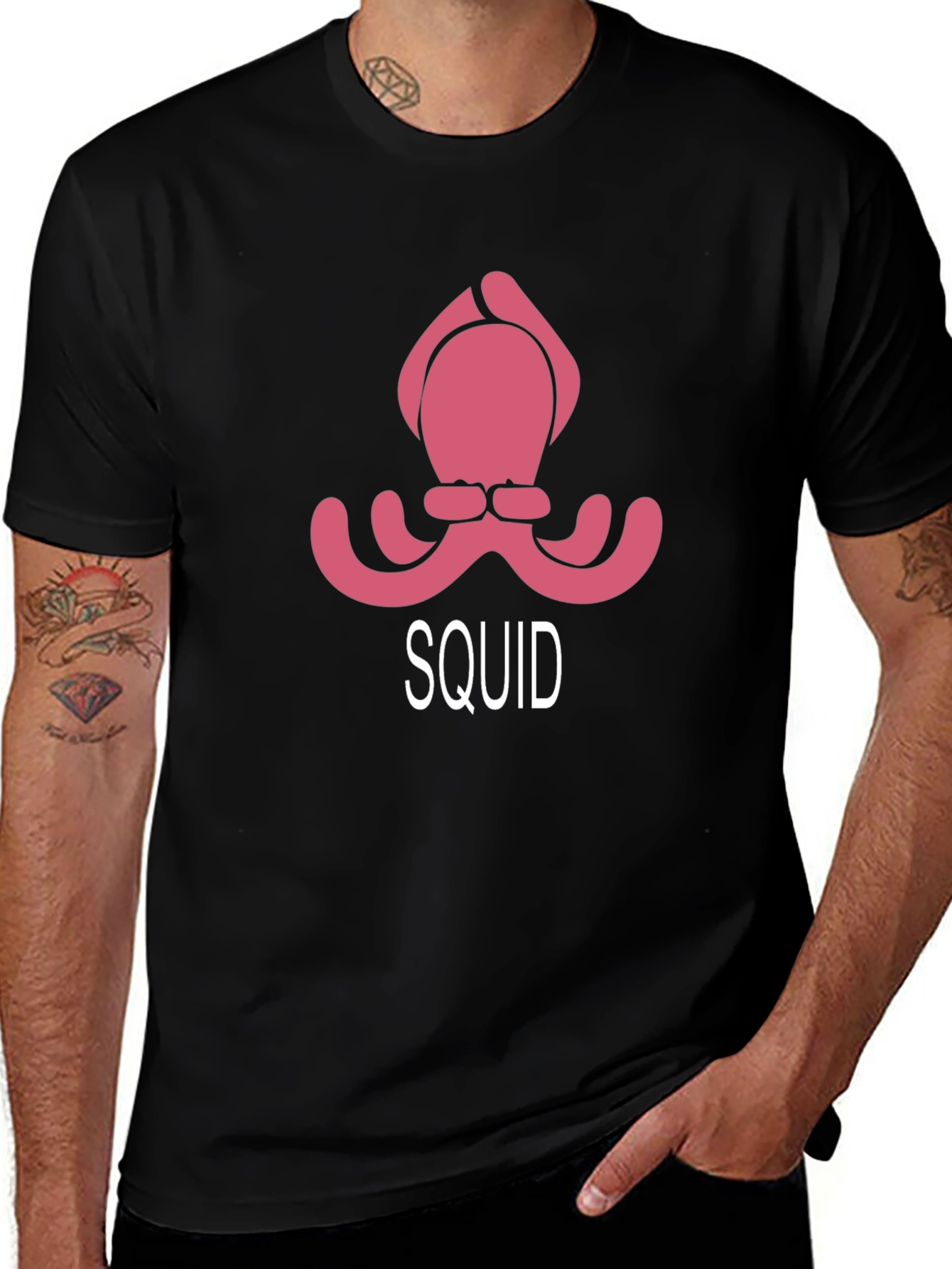 Variant 13 of Squid Game Inspired Pink Octopus Design T-Shirt