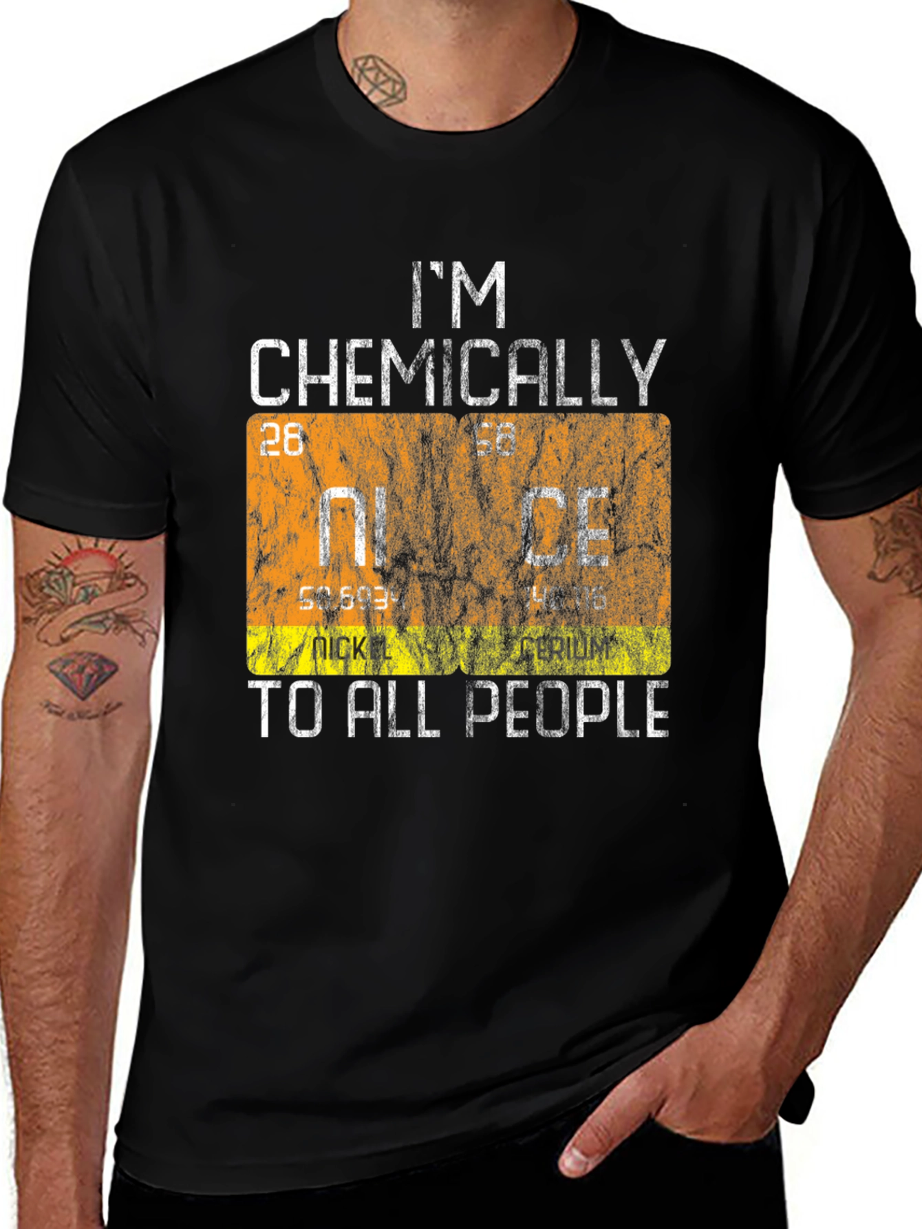 Variant 3 of Chemically Nice T-Shirt - Science Pun Tee