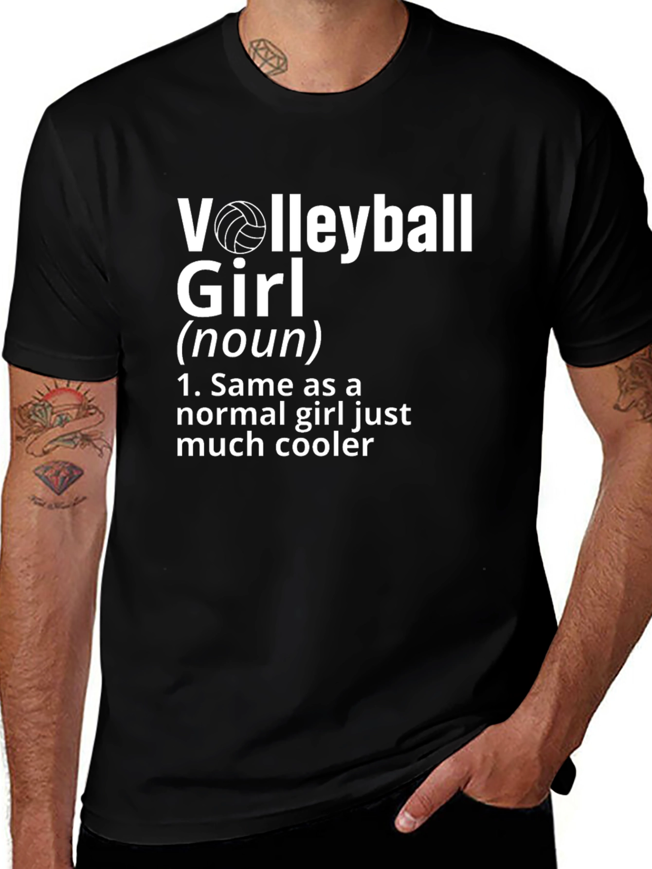 Variant 28 of Volleyball Girl Definition T-Shirt - Cool & Sporty Tee