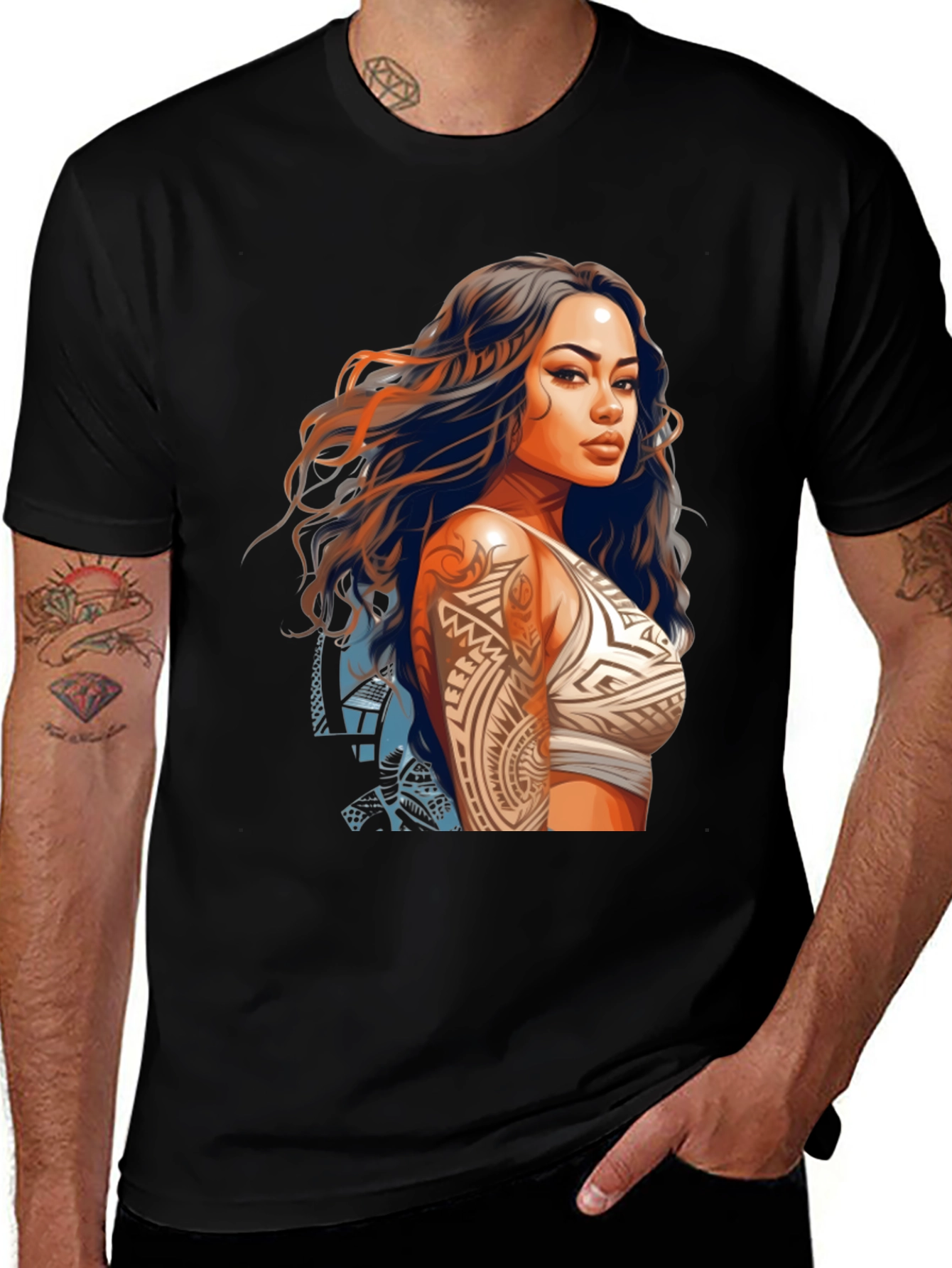 Variant 9 of Tattoo Art Graphic T-Shirt