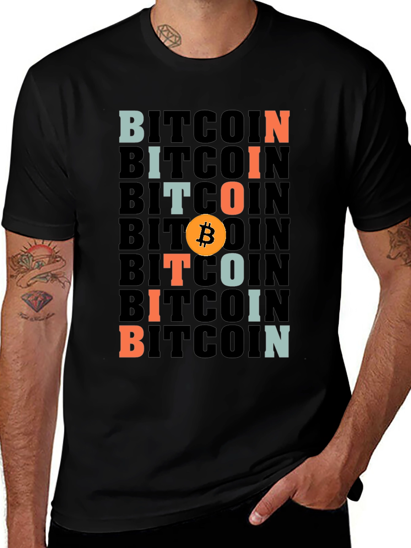 Bitcoin Crypto Tee - Stylish Blockchain Graphic Tee