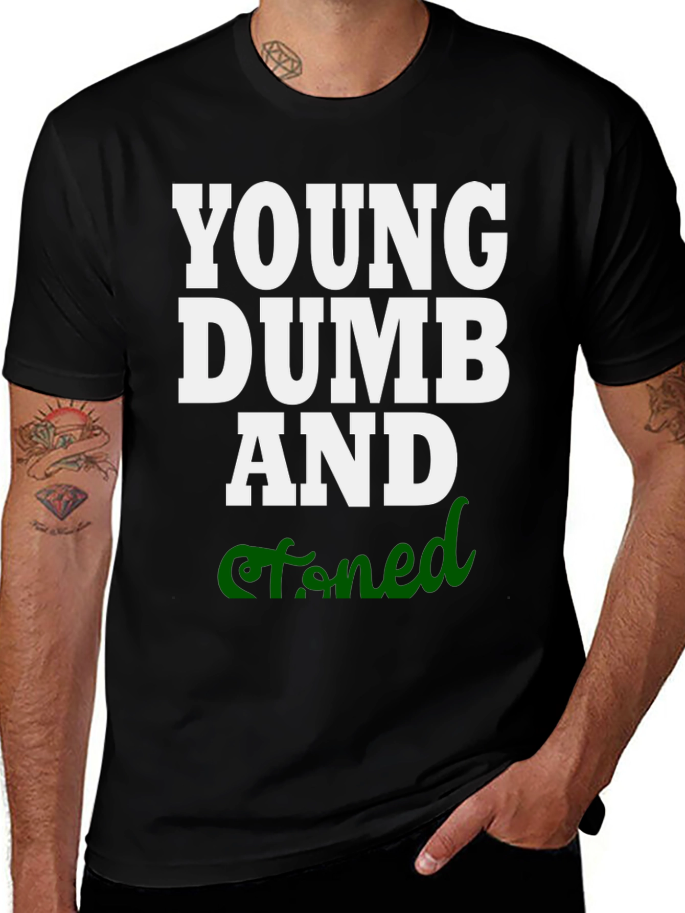 Variant 16 of Young Dumb and Stoned Graphic Tee