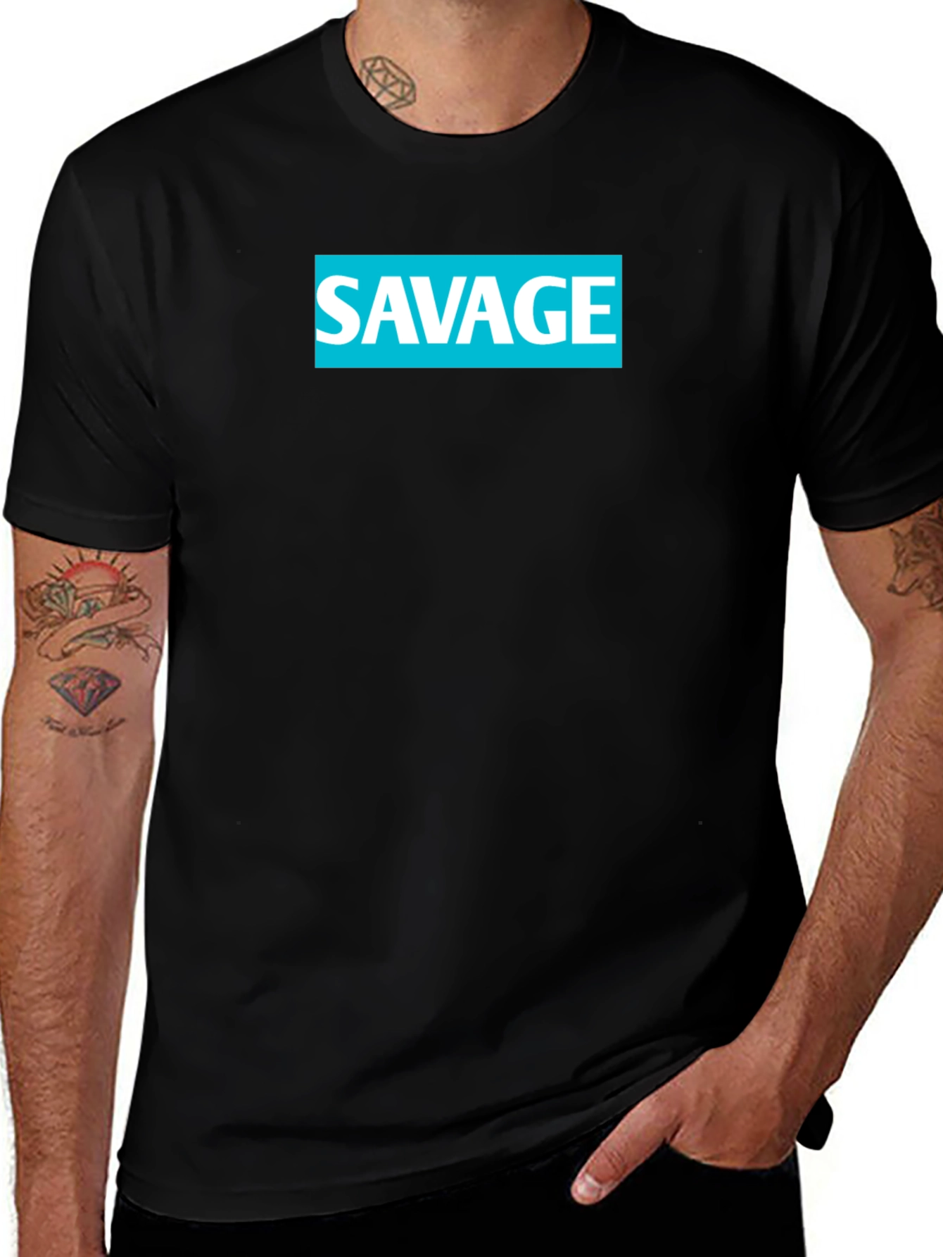 Variant 9 of Savage Graphic Tee - Stylish Streetwear T-Shirt