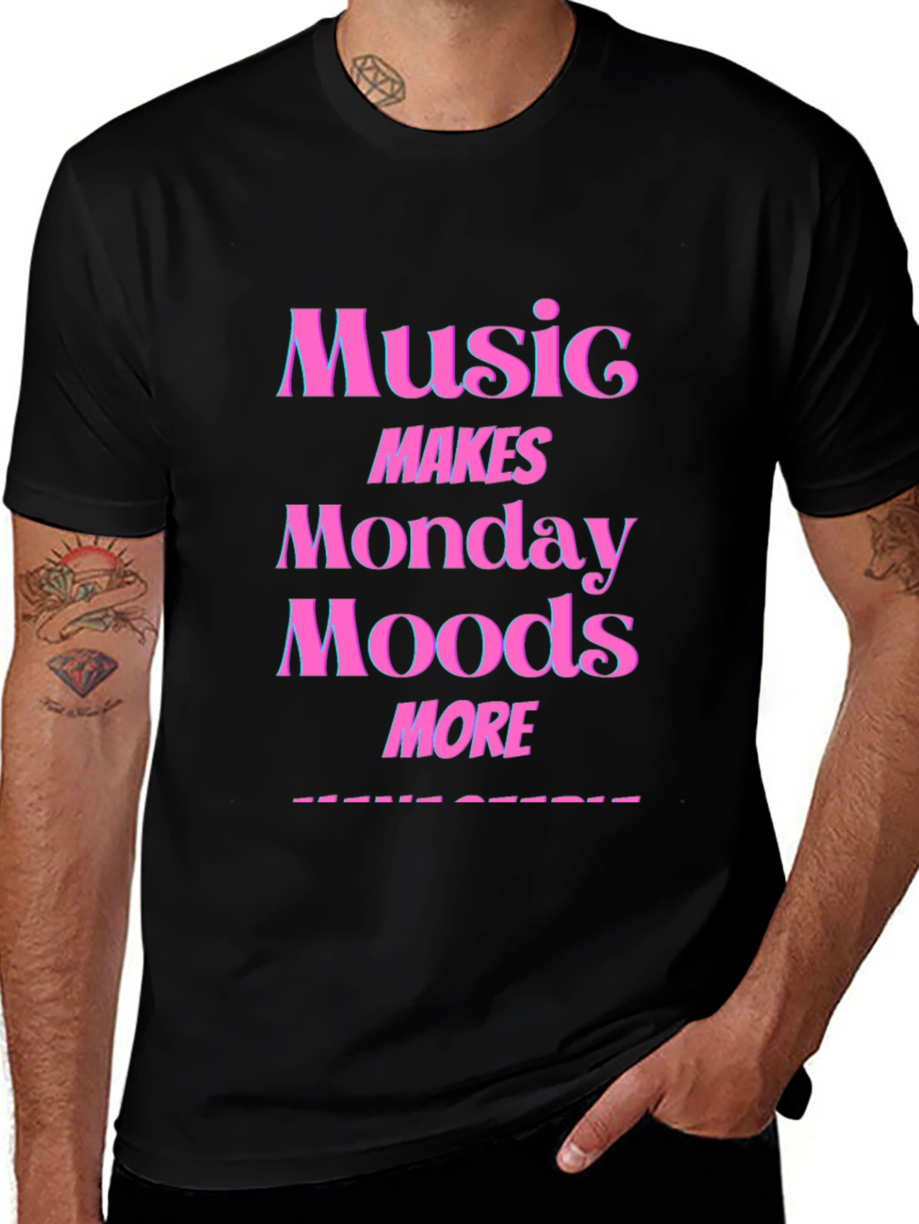 Variant 10 of Music Makes Monday Moods More T-Shirt