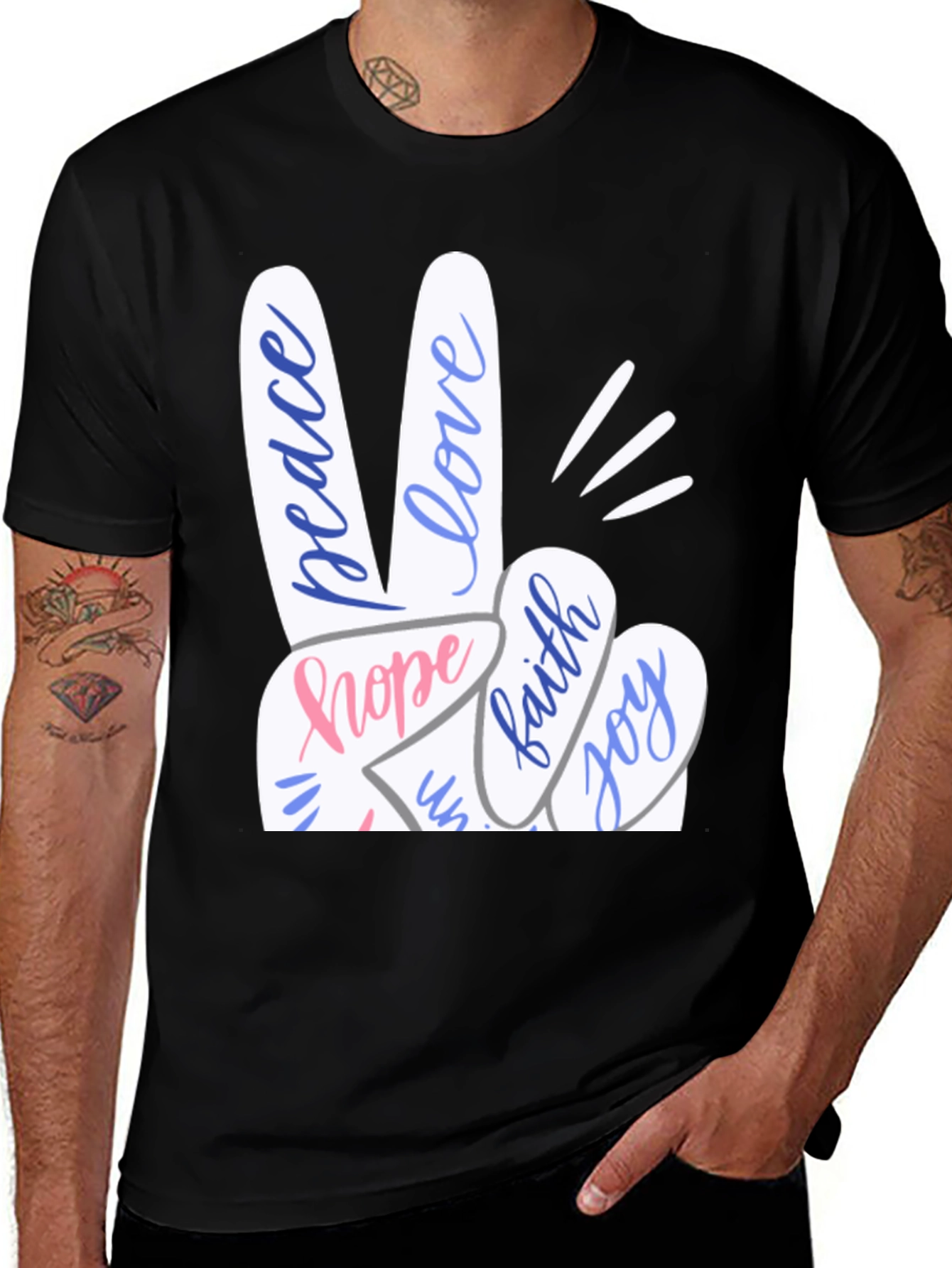 Peace Love Hope Graphic Tee