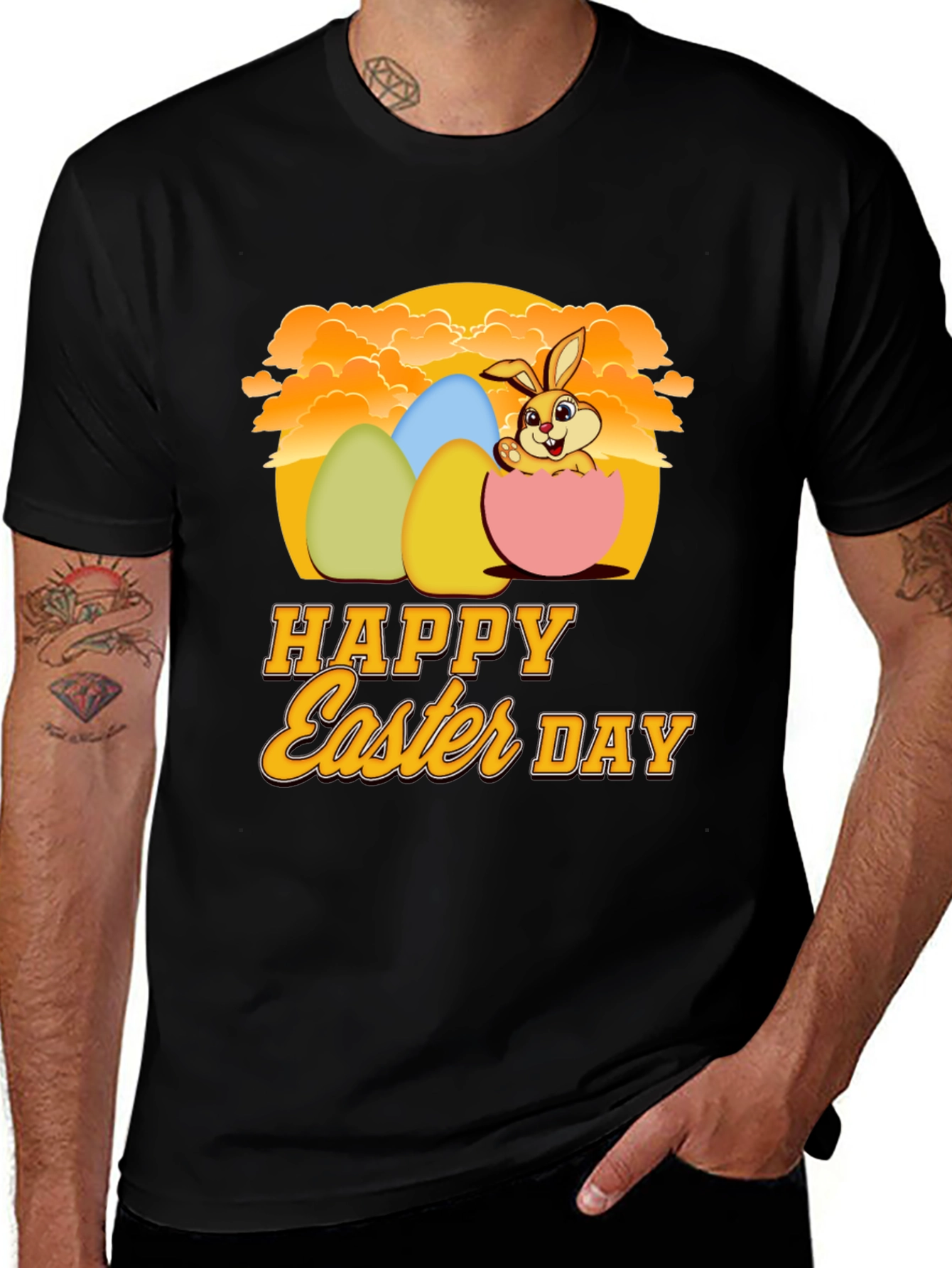 Variant 13 of Happy Easter Day T-Shirt