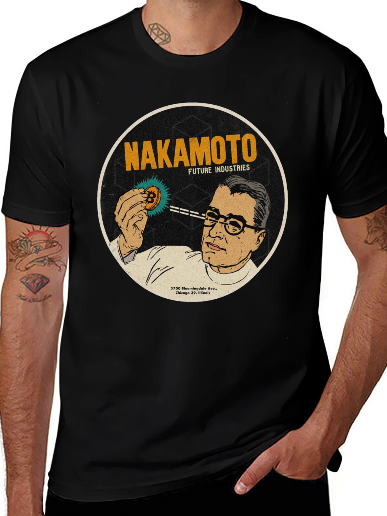 Variant 18 of Nakamoto Future Industries Graphic Tee