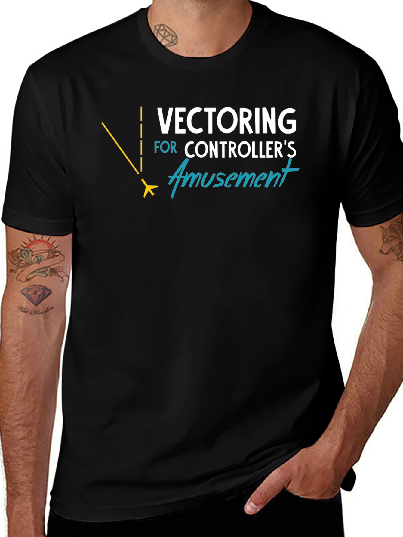 Variant 18 of Vectoring Controller's Amusement T-Shirt