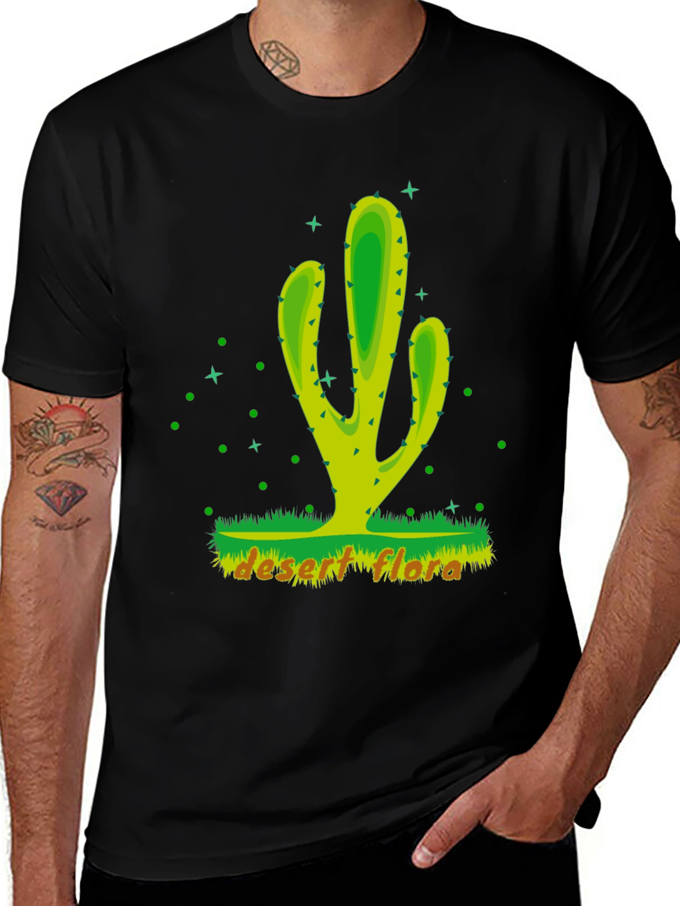 Variant 17 of Desert Flora Cactus Graphic Tee - Unisex