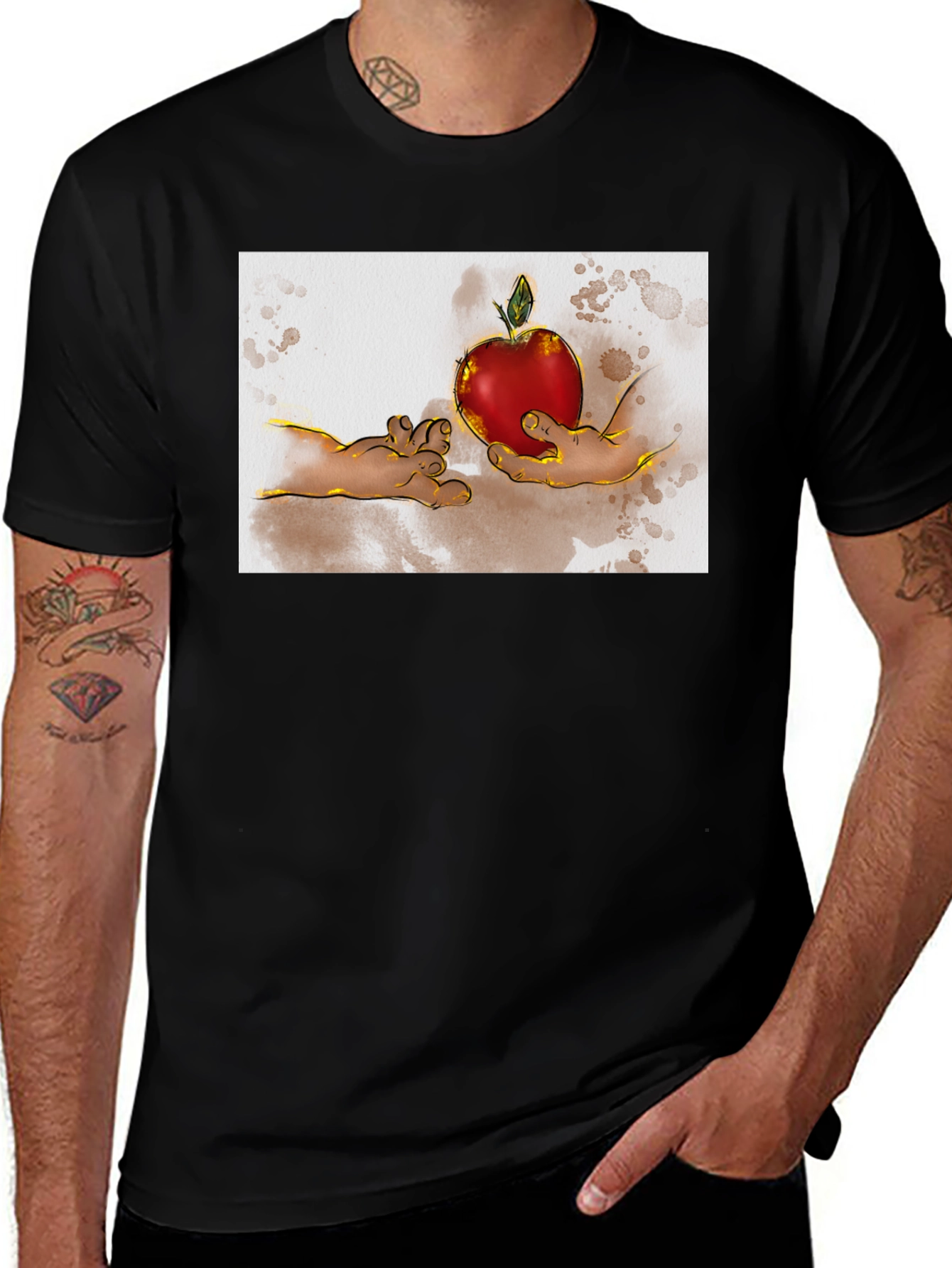 Variant 4 of Adam's Apple Graphic T-Shirt