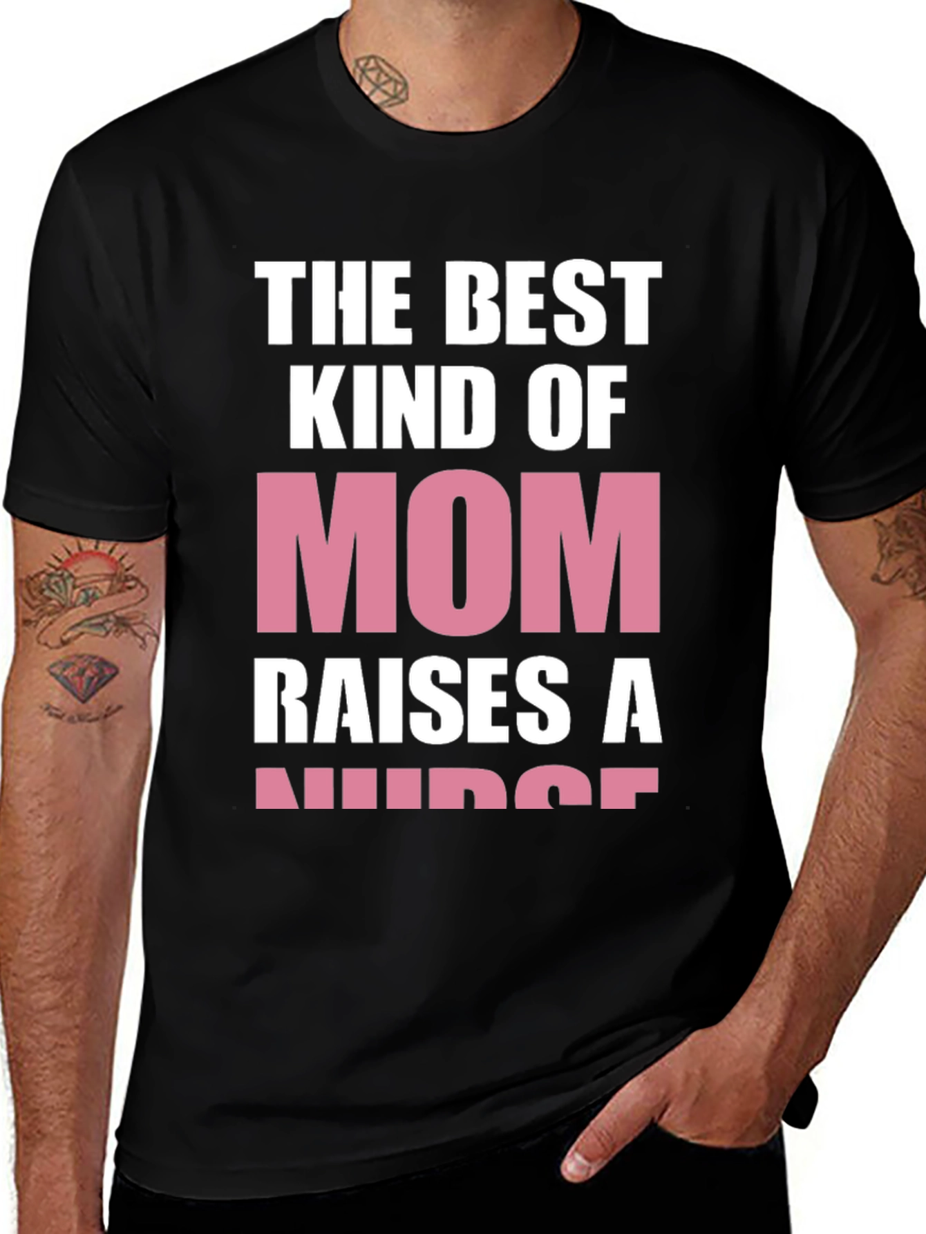 Variant 28 of Nurse Mom T-Shirt - The Best Kind of Mom