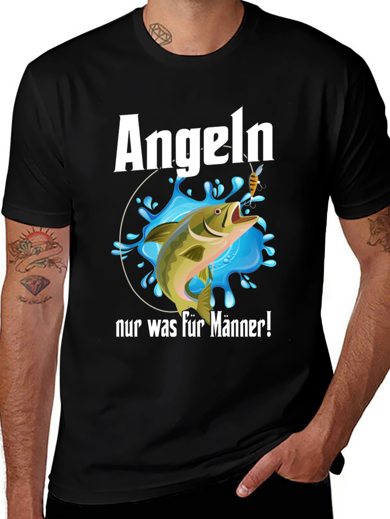 Variant 23 of Angeln Nur Was Fur Manner Fishing T-Shirt