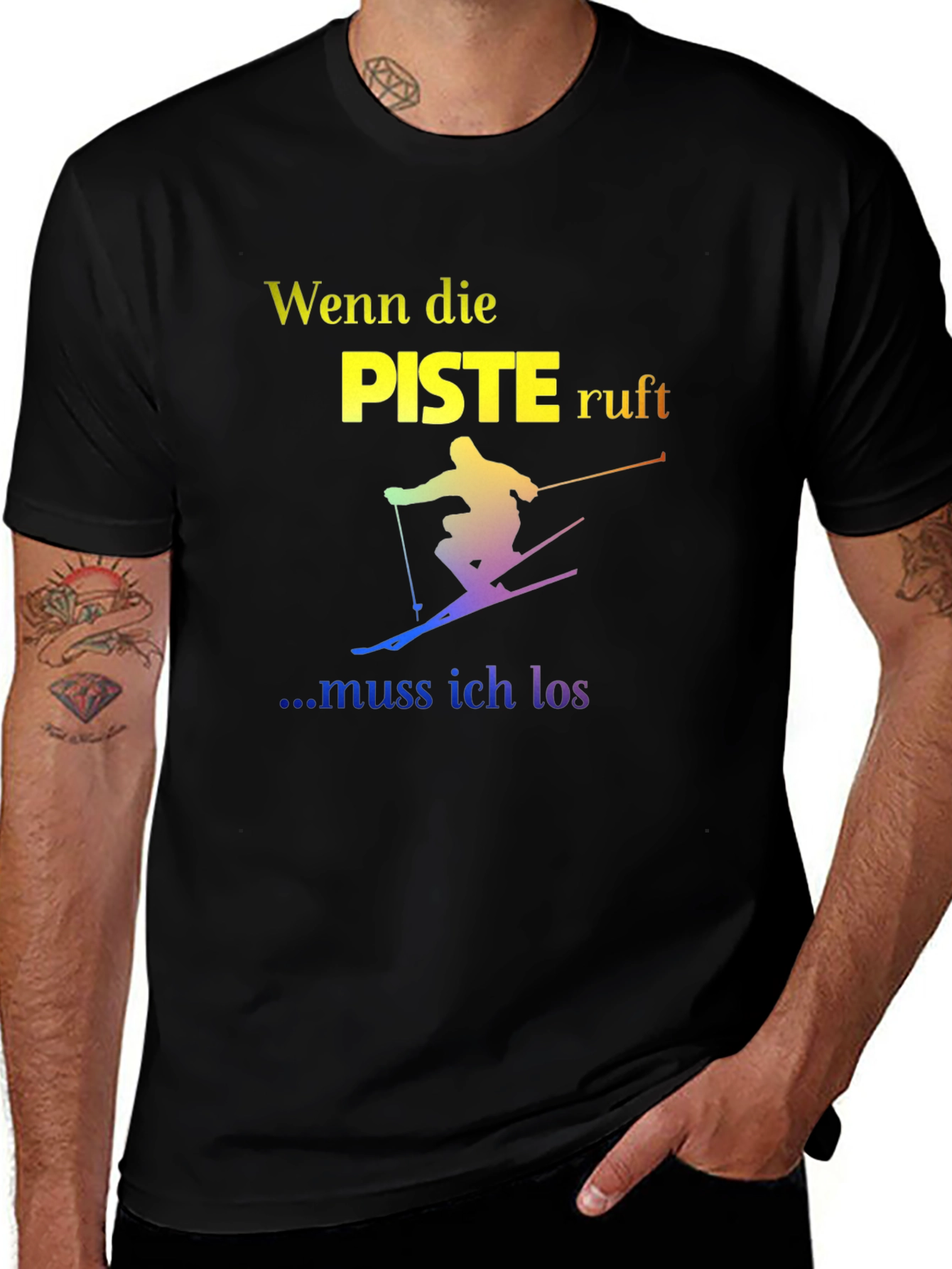 Wenn die Piste Ruft Ski T-Shirt