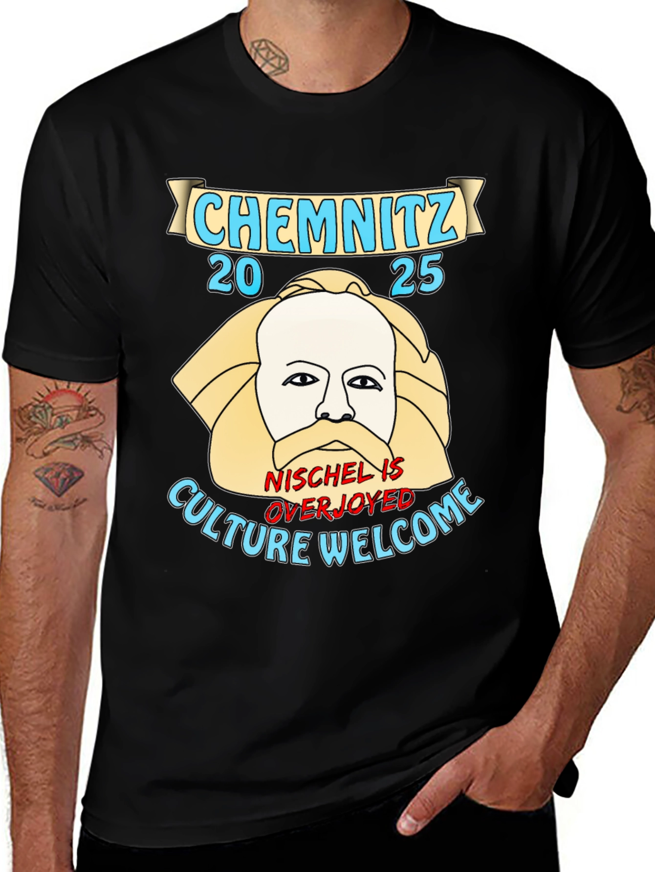 Variant 3 of Chemnitz 2025 T-Shirt - Culture Welcome