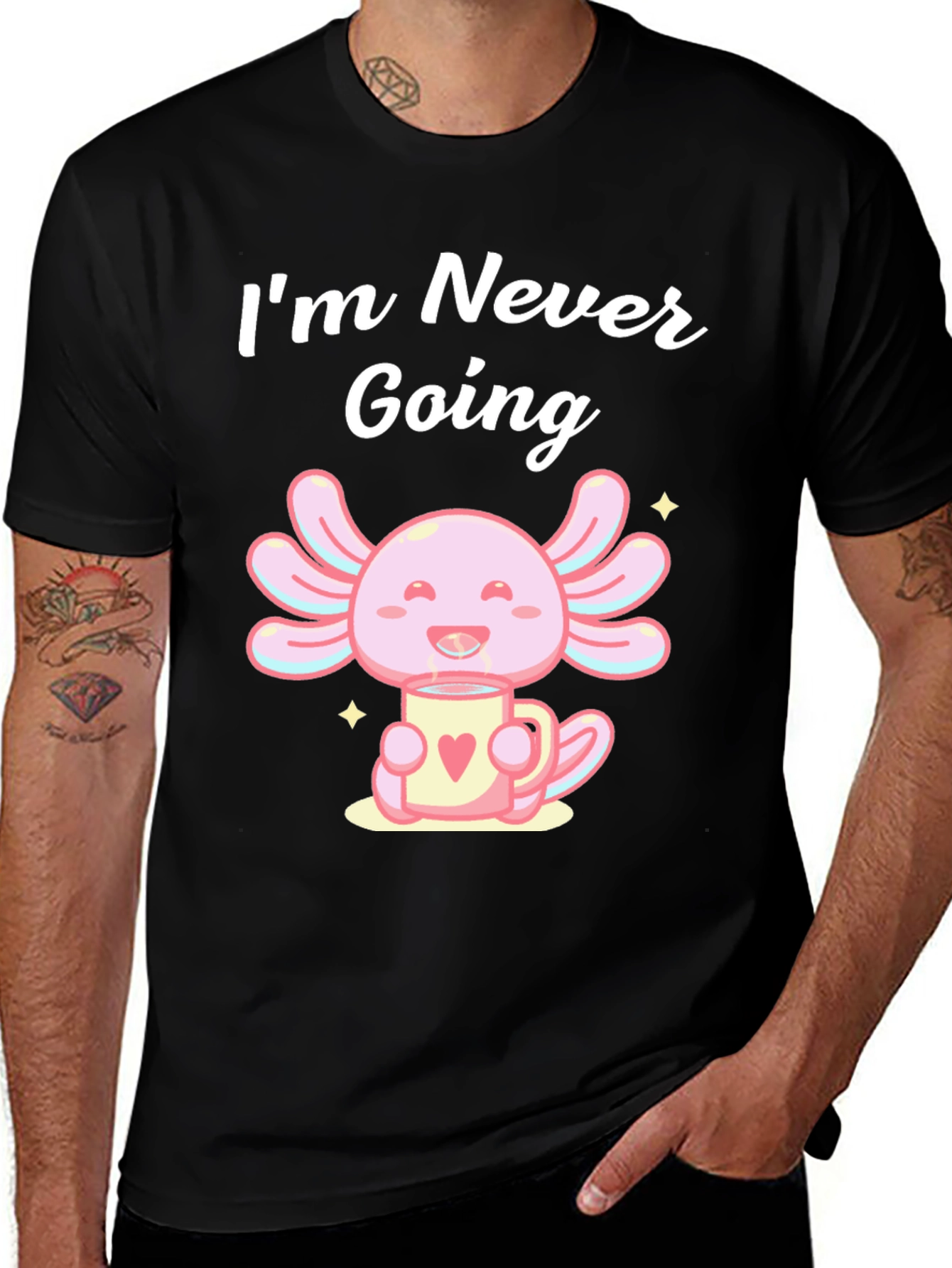 Variant 16 of Axolotl Coffee T-Shirt - Never Going
