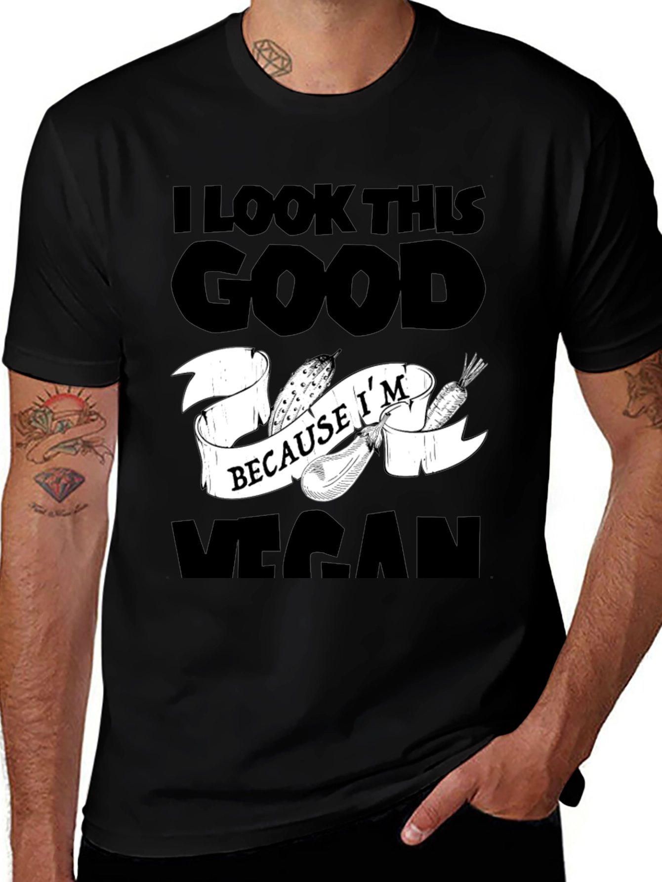 Variant 15 of I Look This Good Vegan T-Shirt