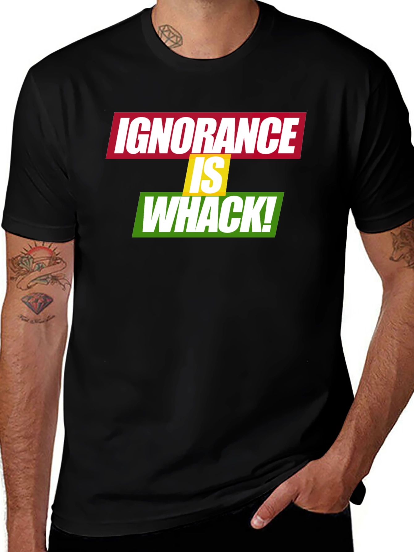 Variant 27 of Ignorance is Whack! Graphic T-Shirt - Bold Statement Tee