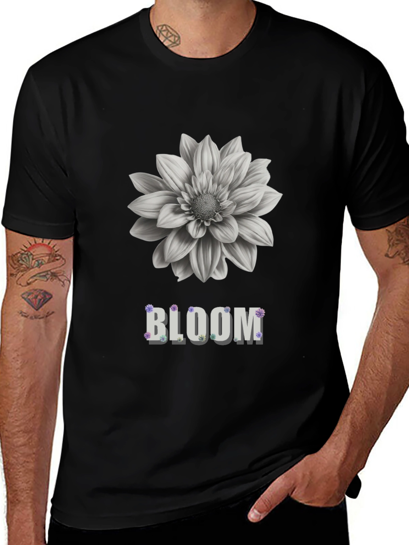 Bloom Graphic Tee - Floral Design