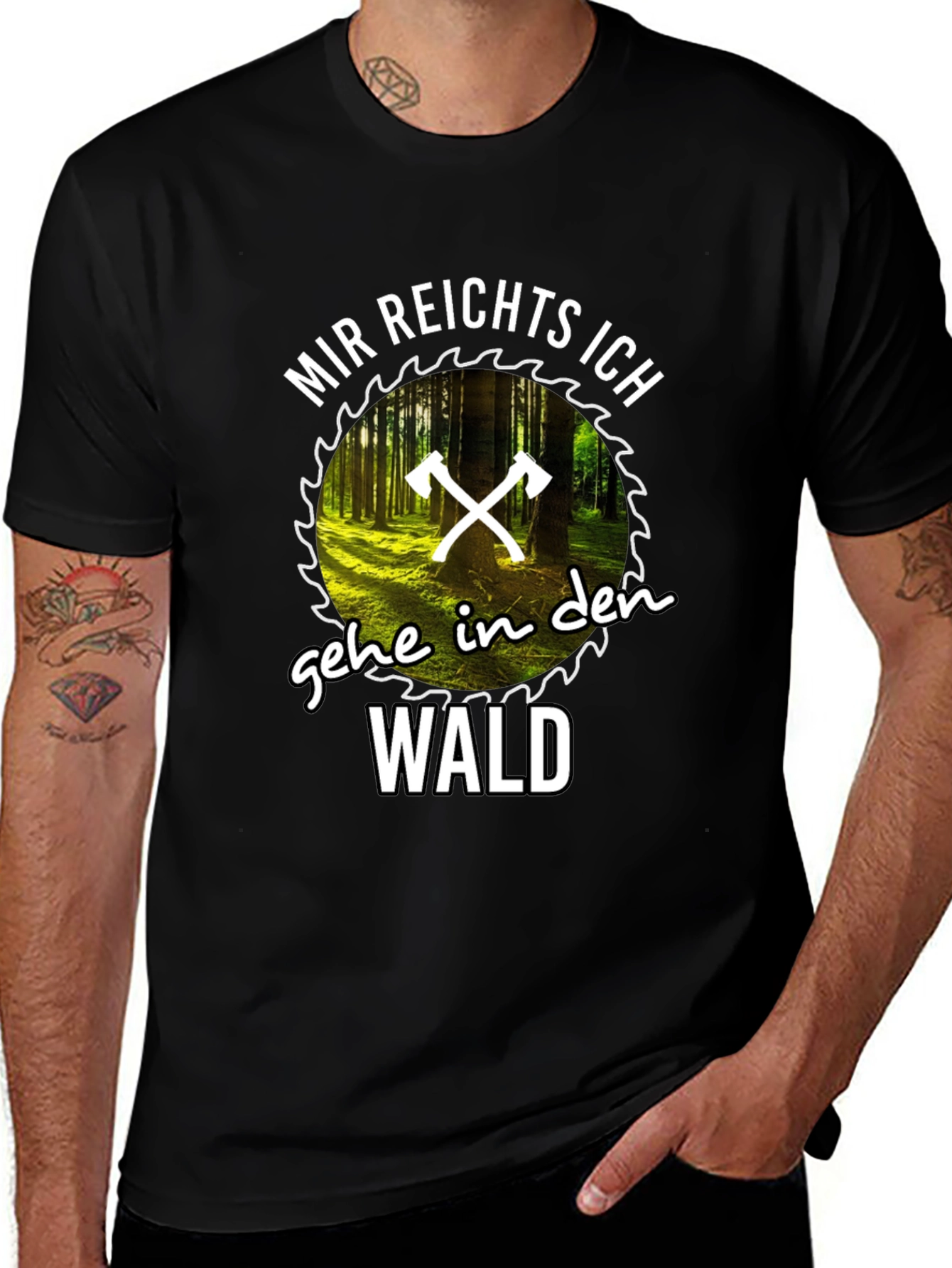 Variant 10 of Funny Mir Reichts Ich Gehe In Den Wald T-Shirt