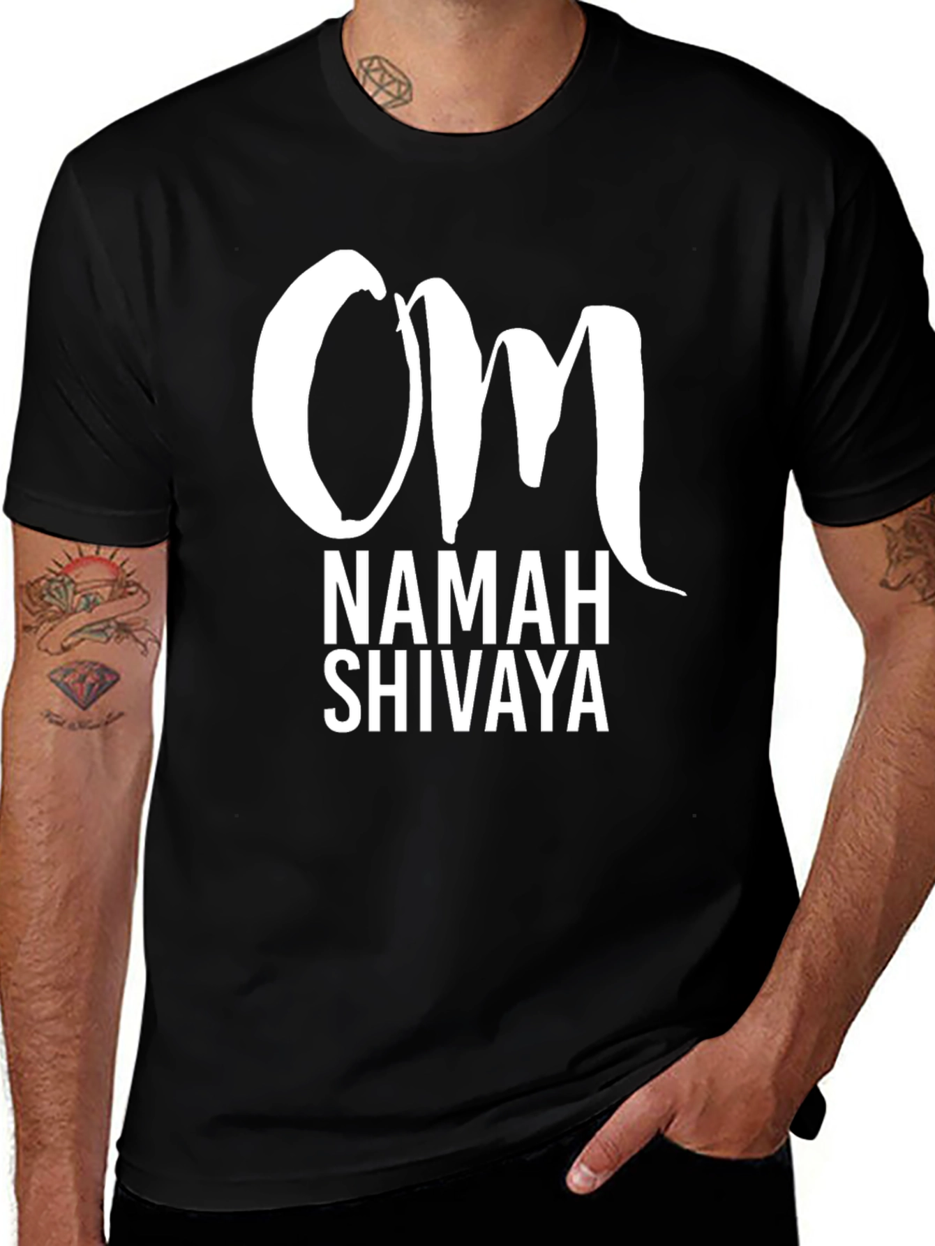 Variant 16 of Om Namah Shivaya T-Shirt - Spiritual Yoga Tee