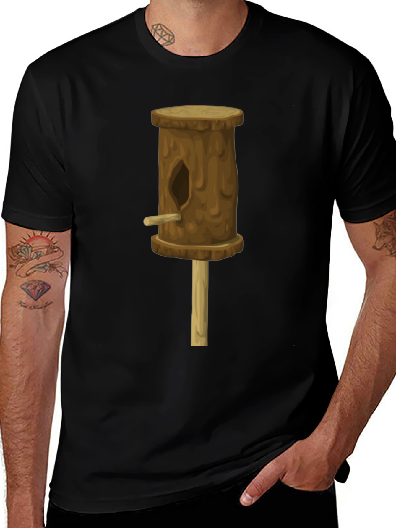 Variant 13 of Birdhouse T-Shirt - Nature Lover Tee
