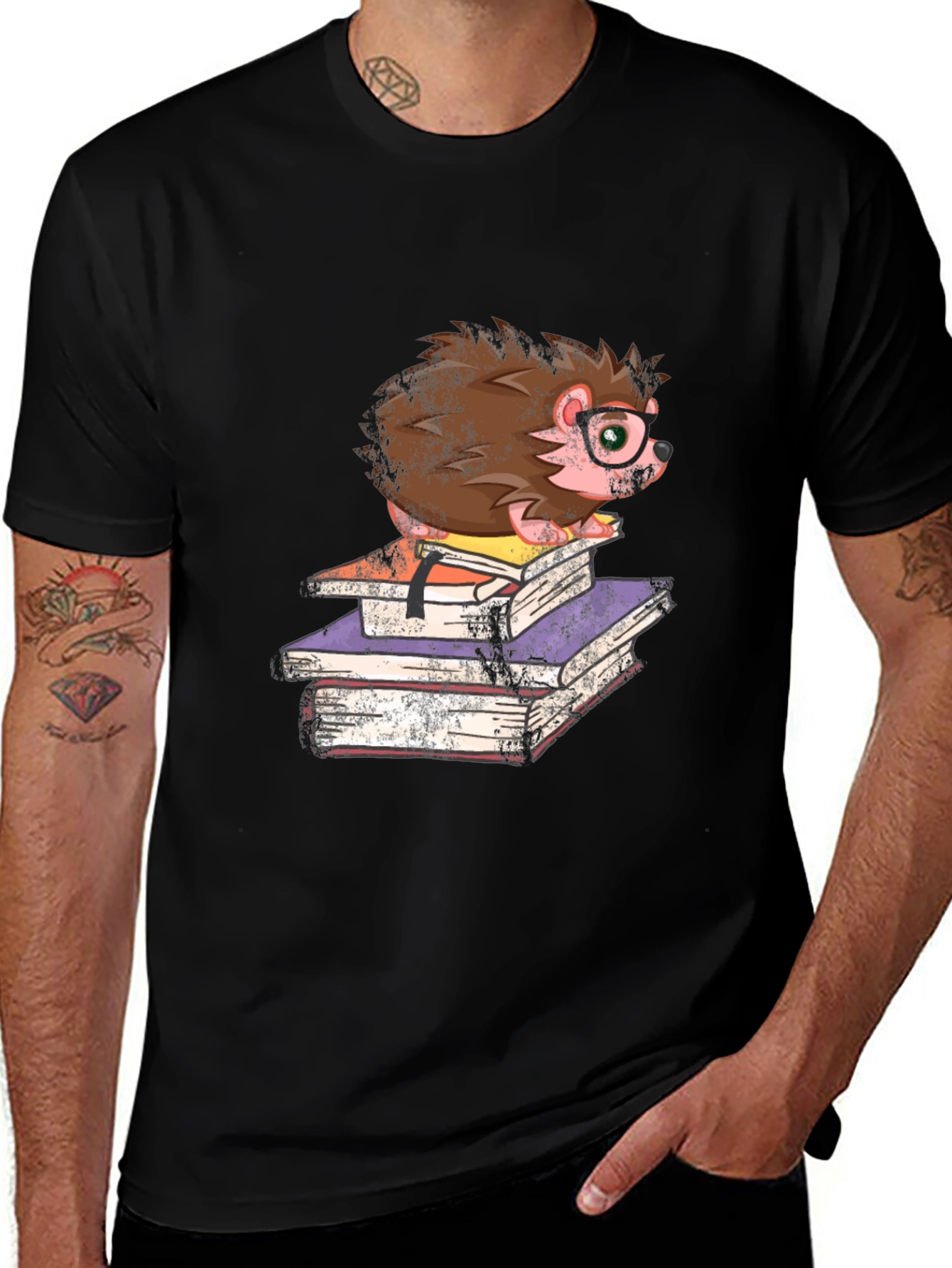 Bookish Hedgehog Tee