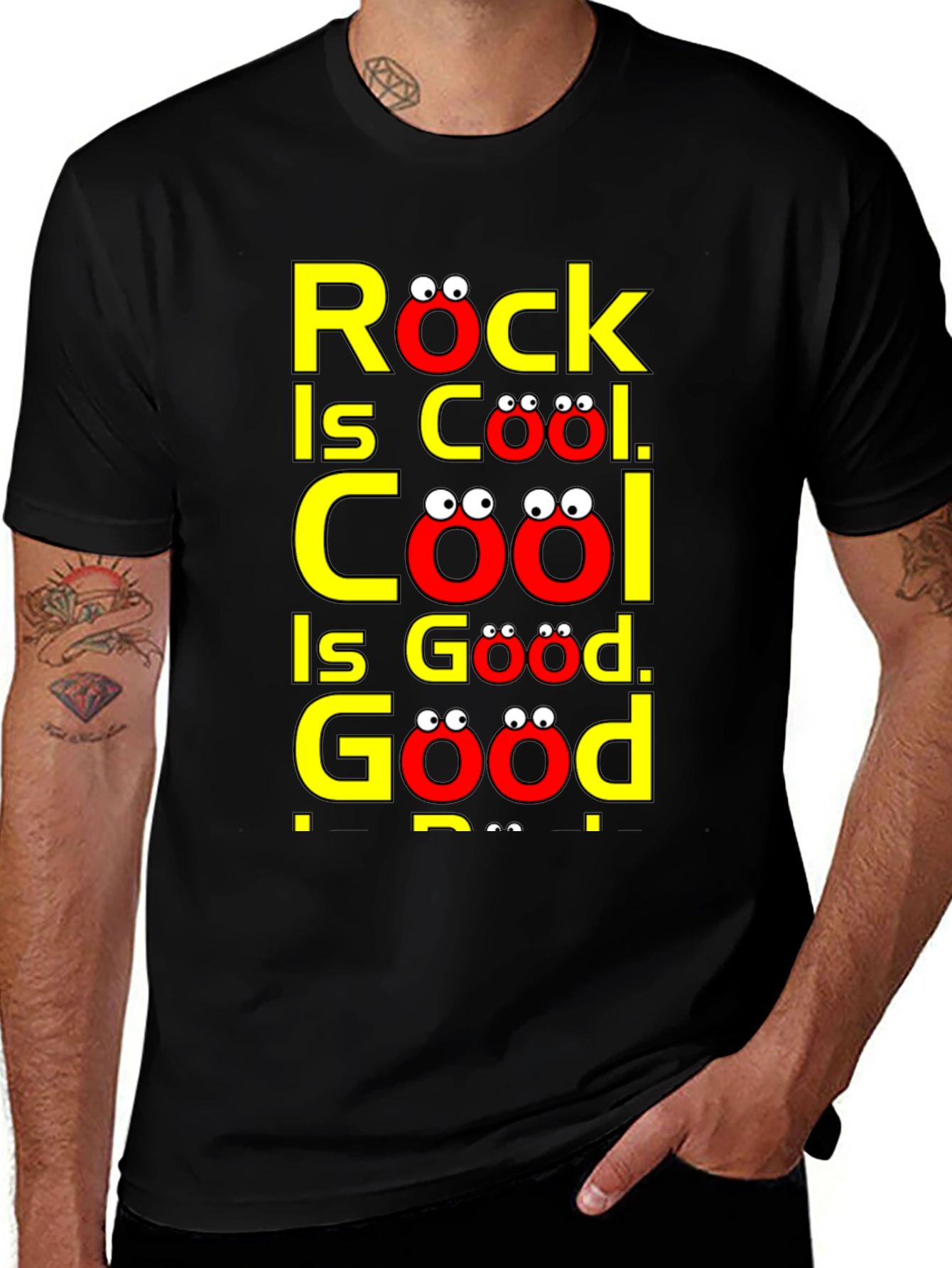 Variant 6 of Rock is Cool T-Shirt
