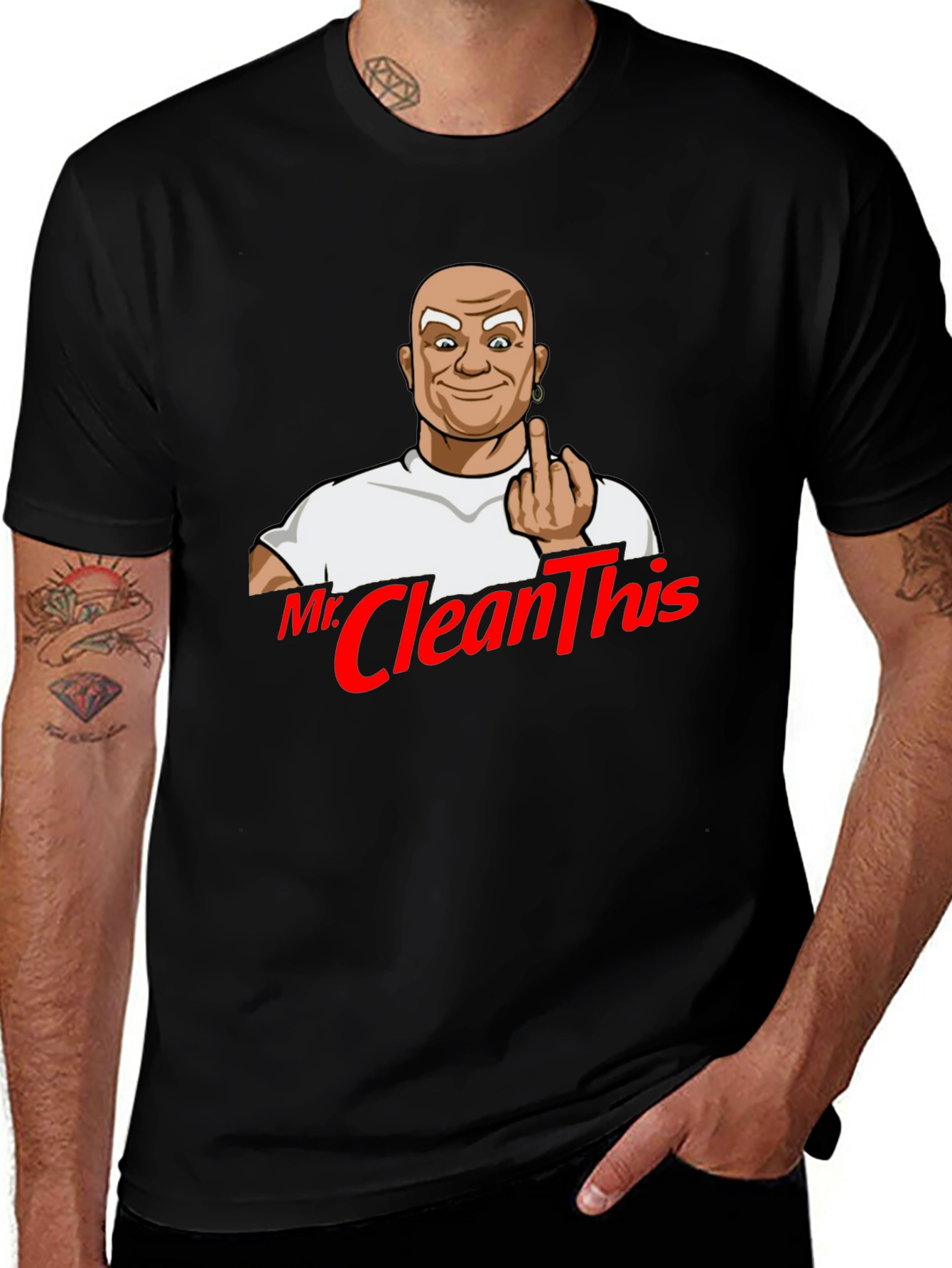 Variant 3 of Mr. Clean This T-Shirt - Funny Graphic Tee