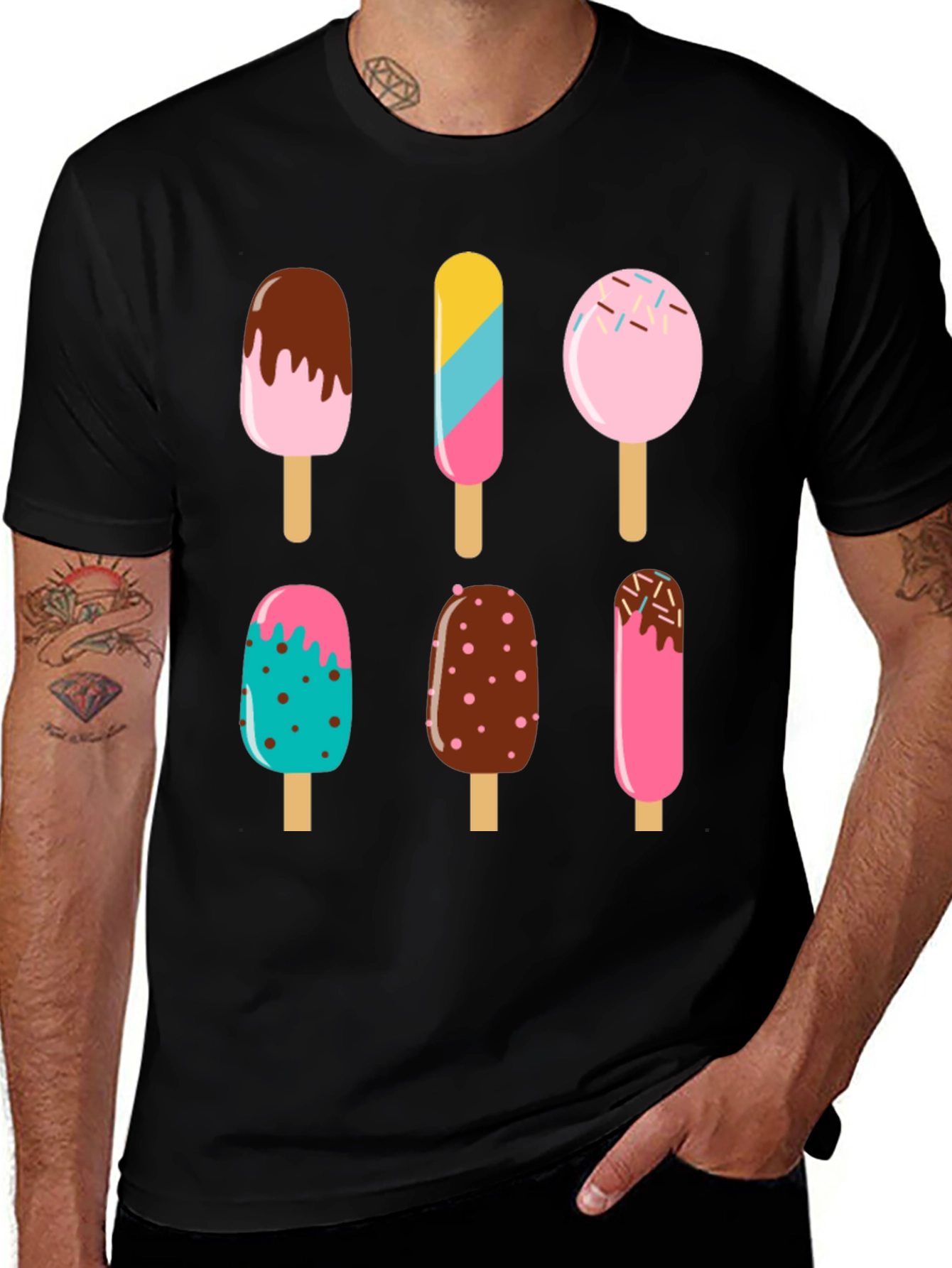 Variant 30 of Fun Ice Cream Pops T-Shirt