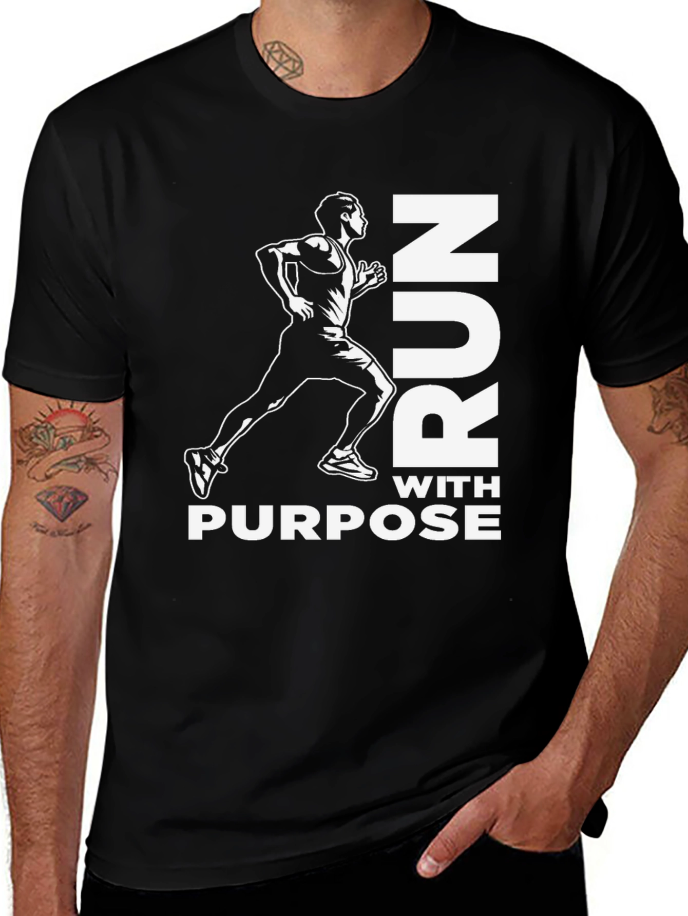 Variant 24 of Run with Purpose Graphic Tee