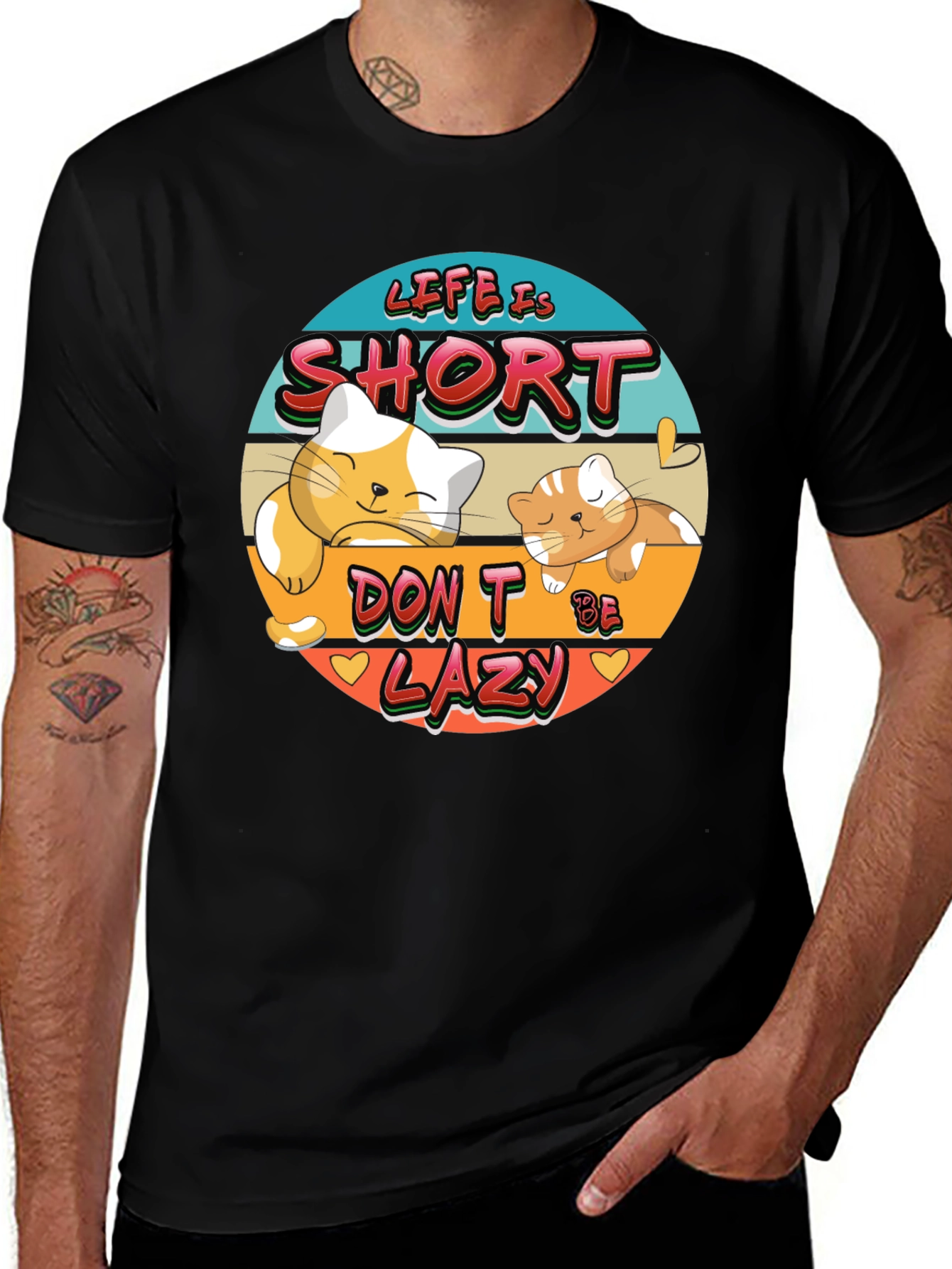 Variant 8 of Life is Short Don't Be Lazy T-Shirt