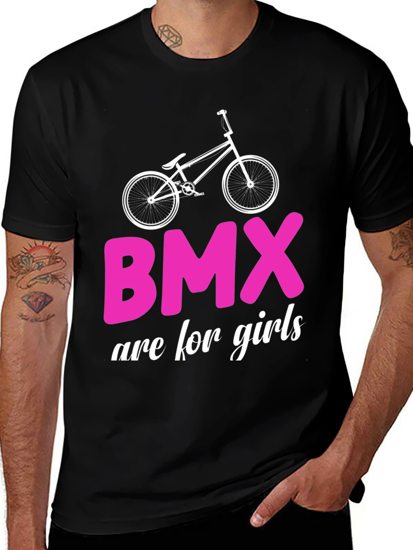 Variant 5 of BMX Are for Girls Graphic Tee