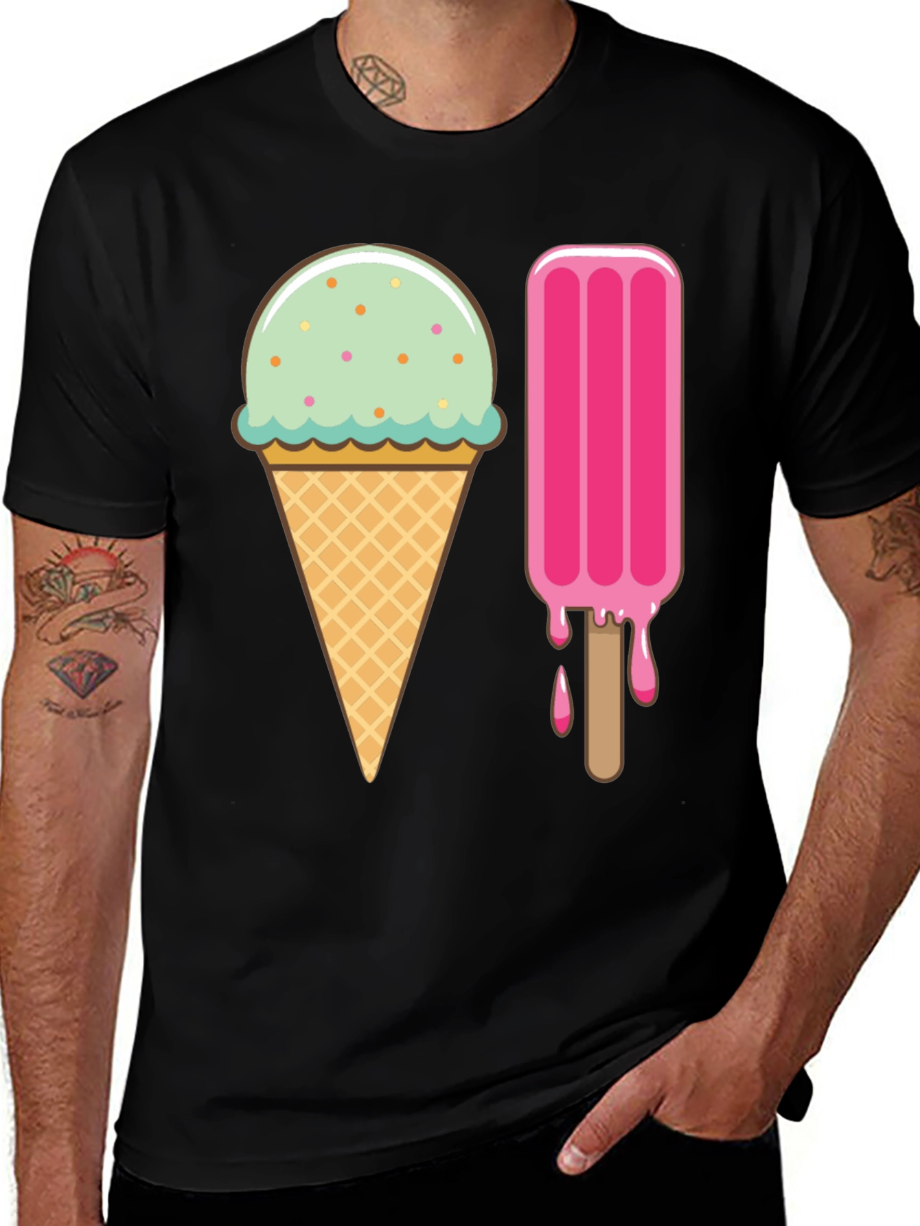 Variant 5 of Ice Cream & Popsicle Graphic Tee