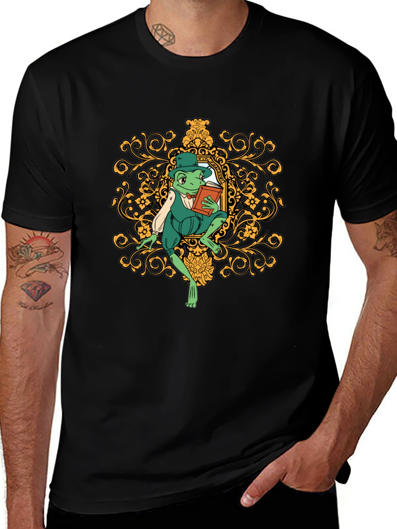 Variant 20 of Literary Frog T-Shirt - Unique Graphic Tee