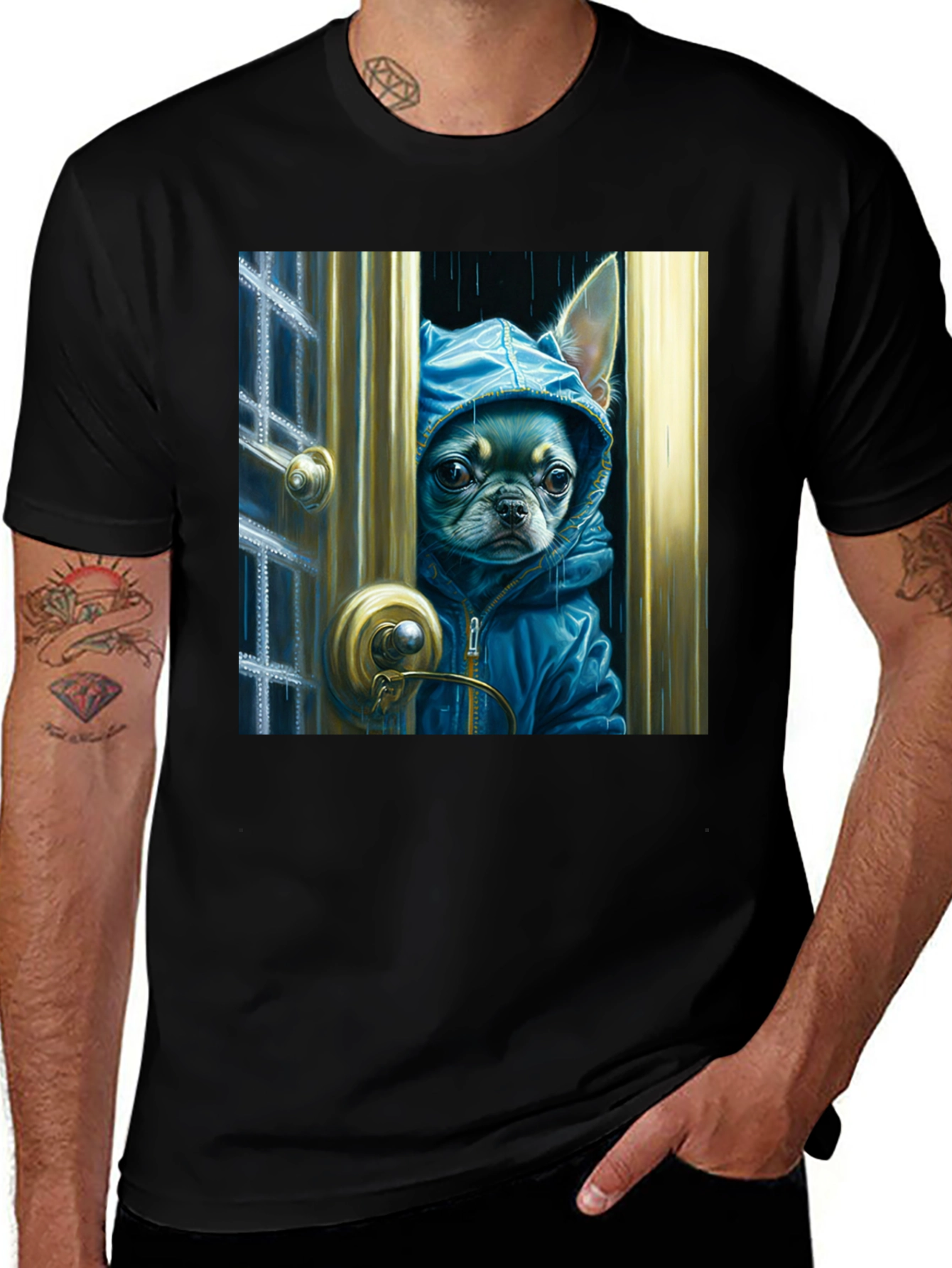 Variant 9 of Chihuahua in Hoodie T-Shirt