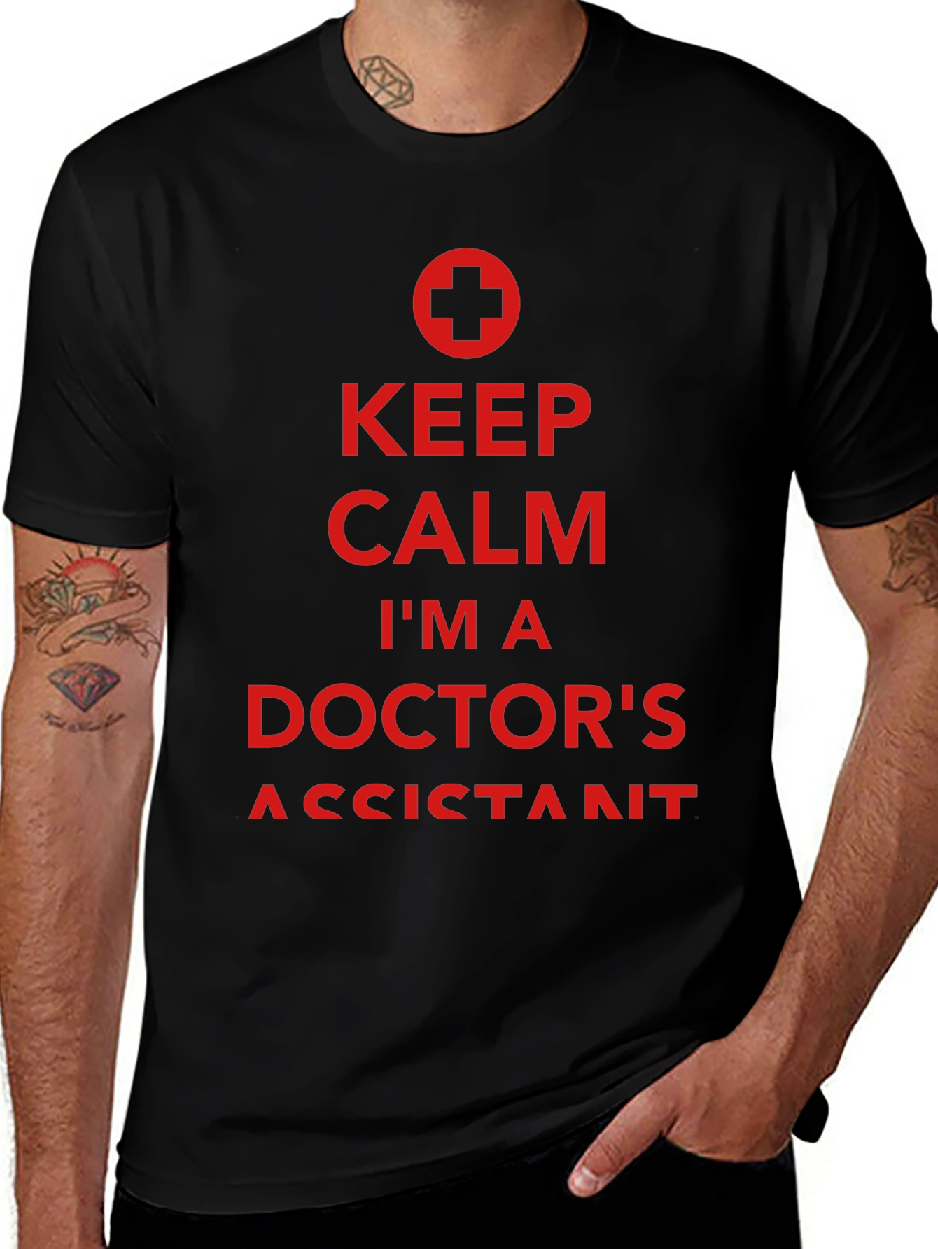 Variant 27 of Keep Calm Doctor's Assistant Tee