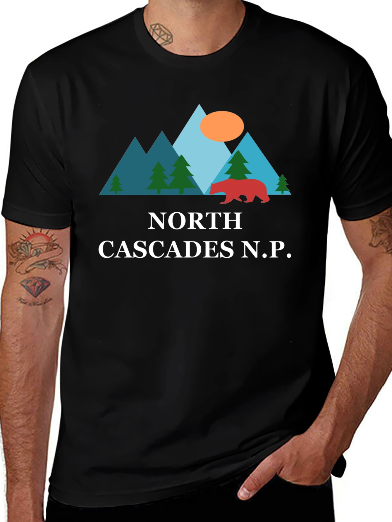 North Cascades National Park Graphic T-Shirt