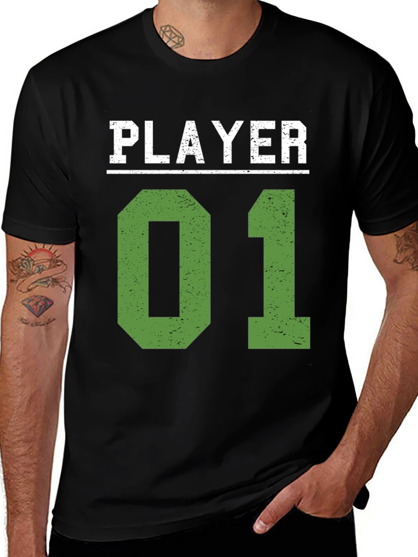 Variant 3 of Player 01 Graphic T-Shirt - Gaming Apparel