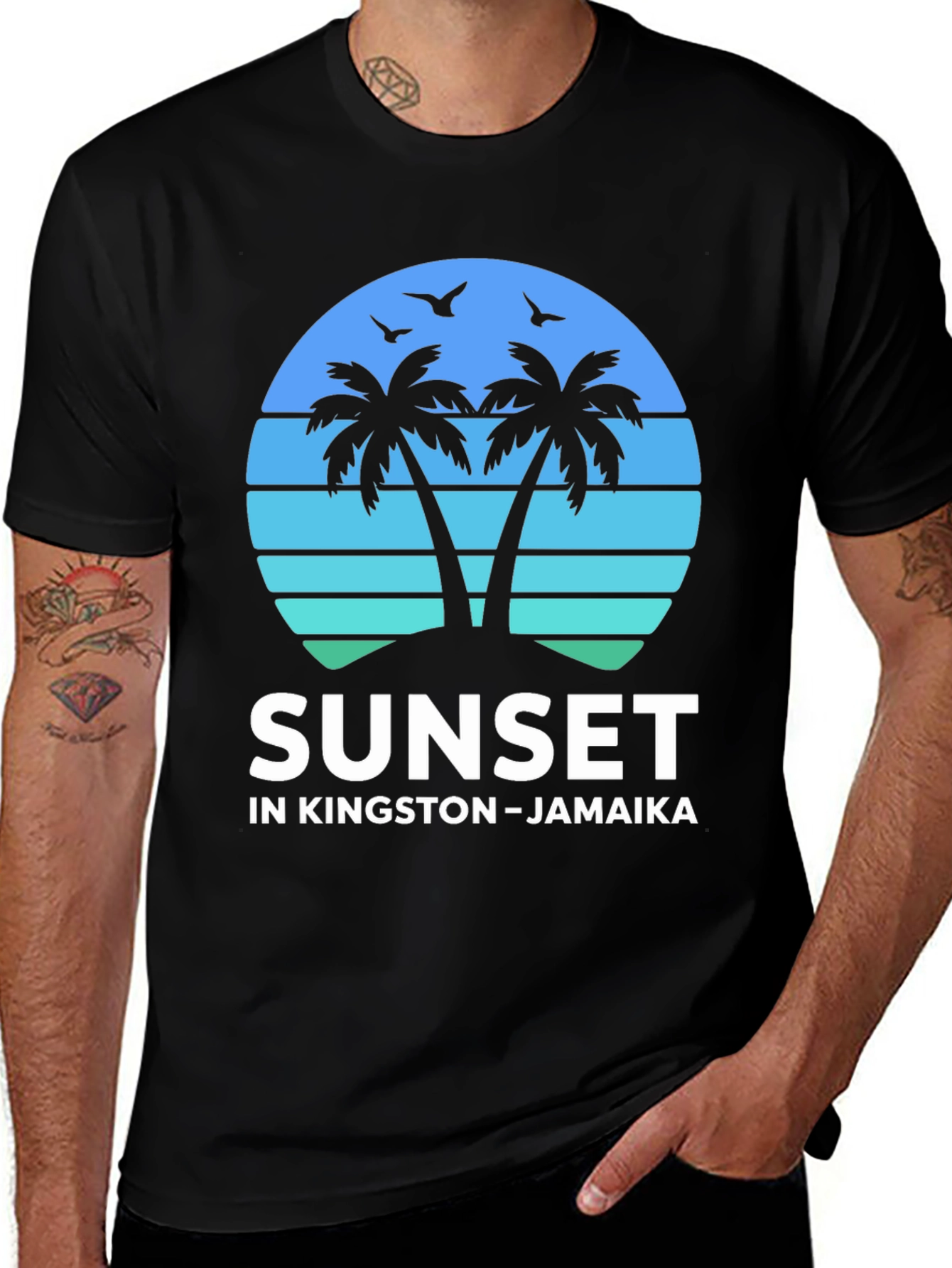 Sunset in Kingston Jamaica T-Shirt