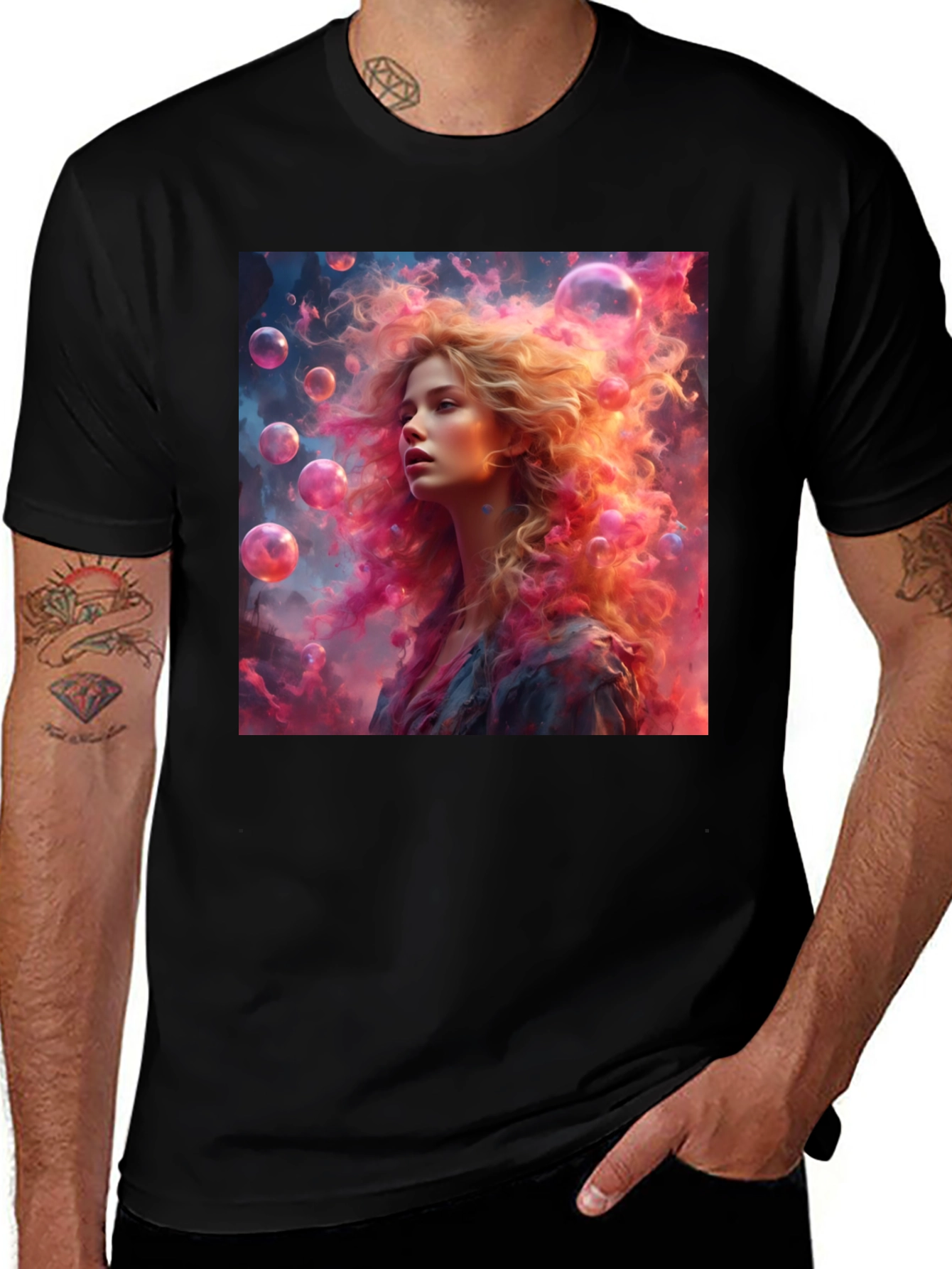 Variant 18 of Fantasy Portrait Graphic Tee