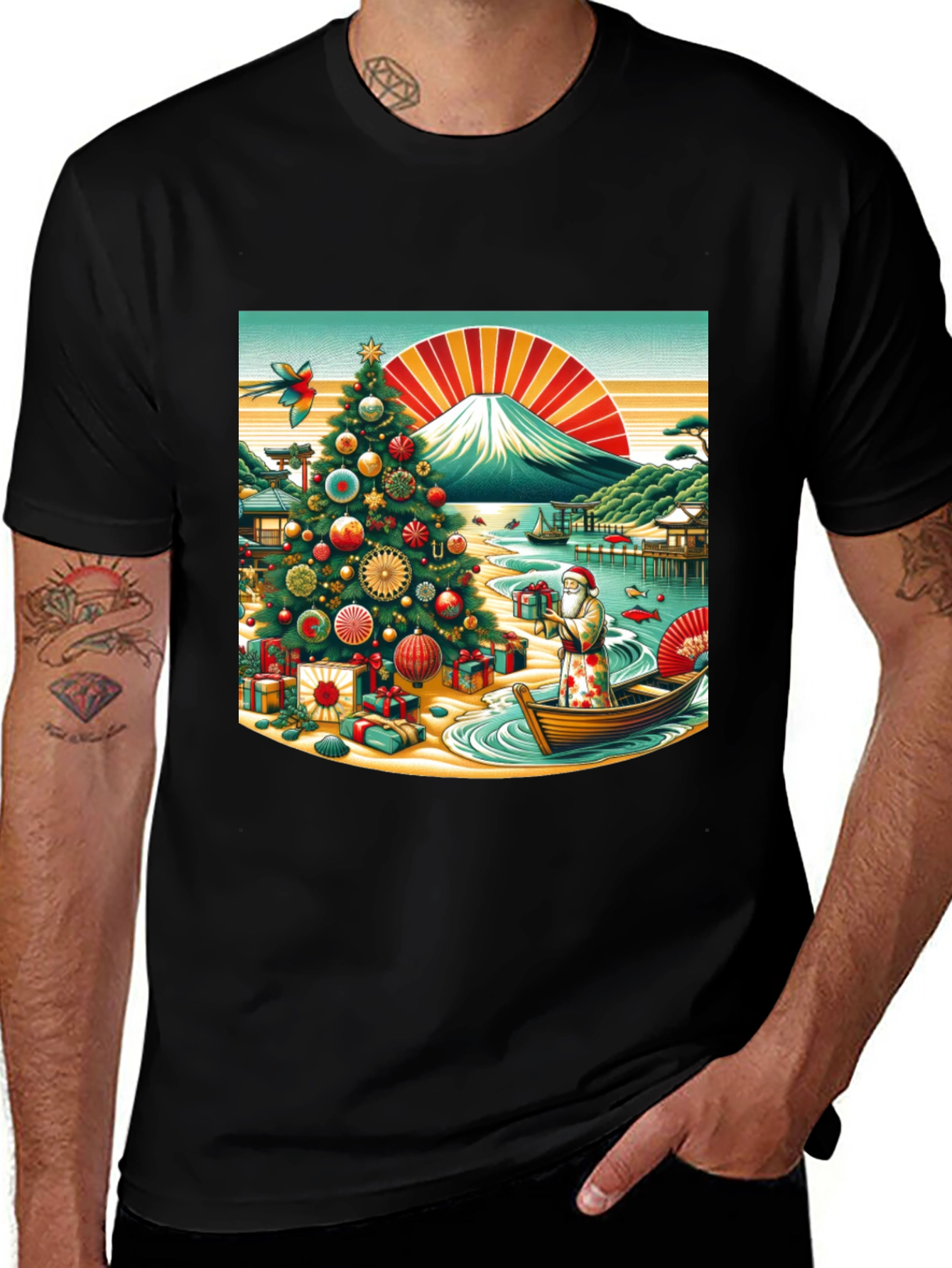 Festive Japanese Holiday Tee