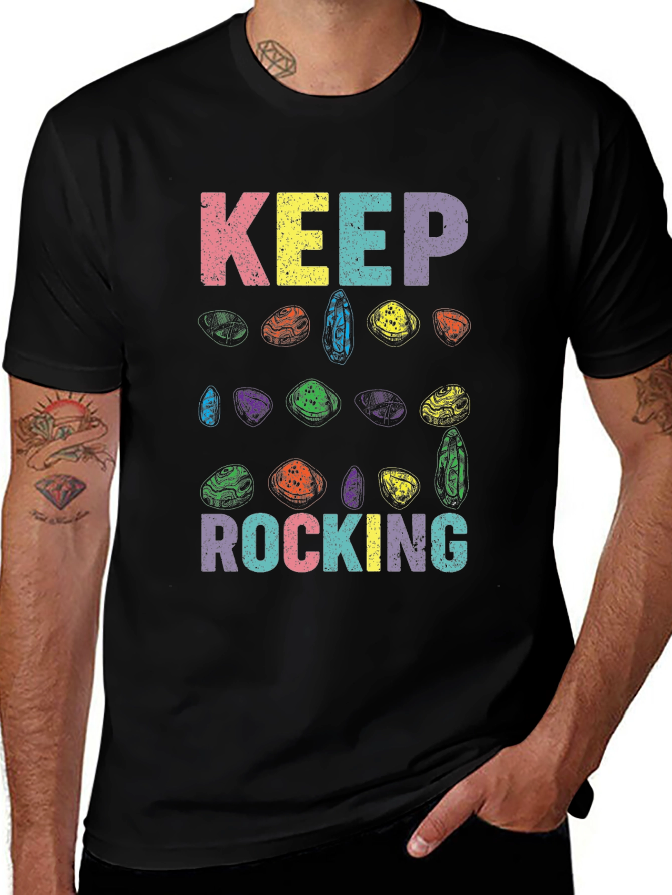 Variant 12 of Keep Rocking Graphic Tee