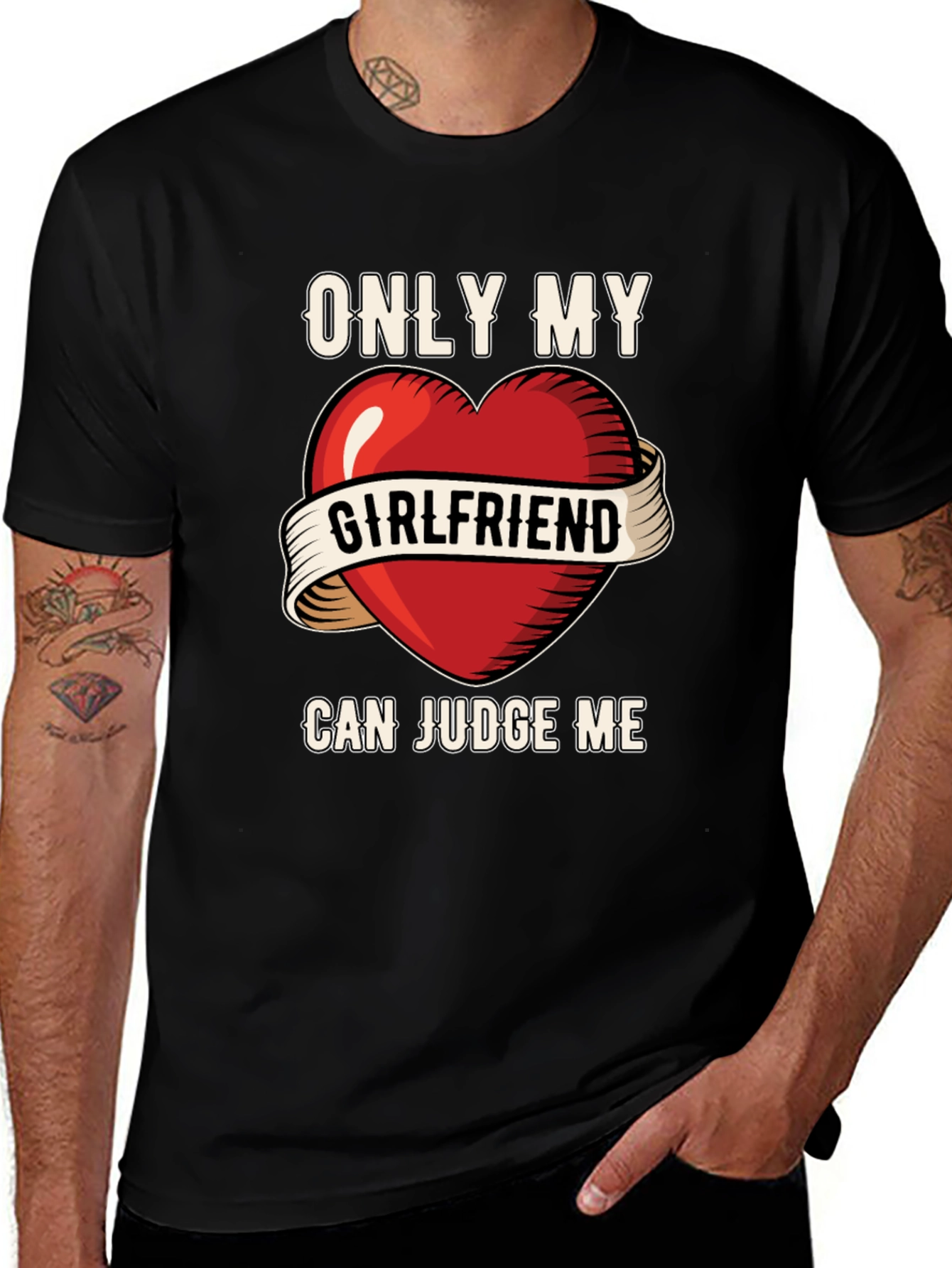 Variant 27 of Only My Girlfriend Can Judge Me T-Shirt