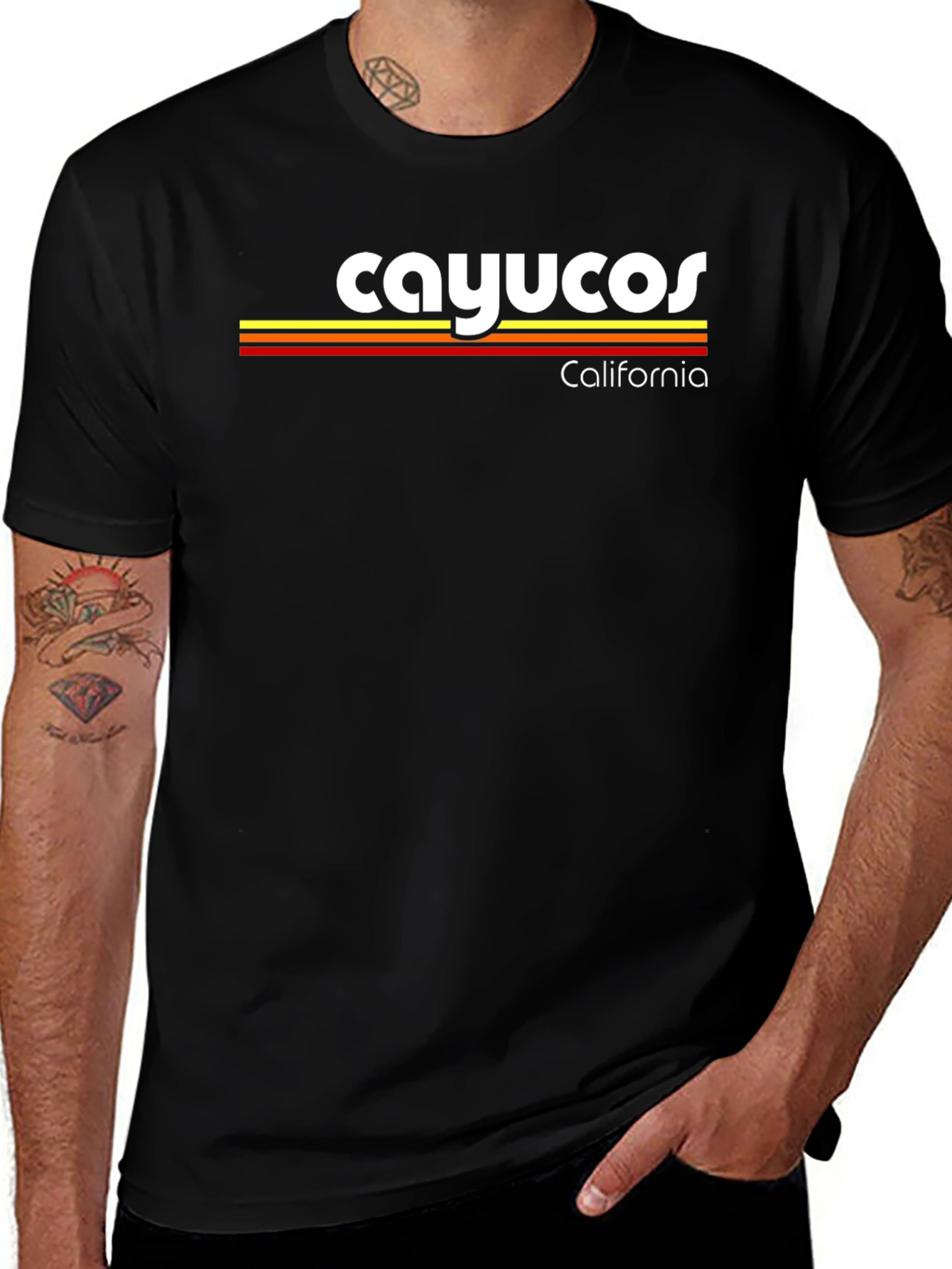 Cayucos California T-Shirt Retro Style