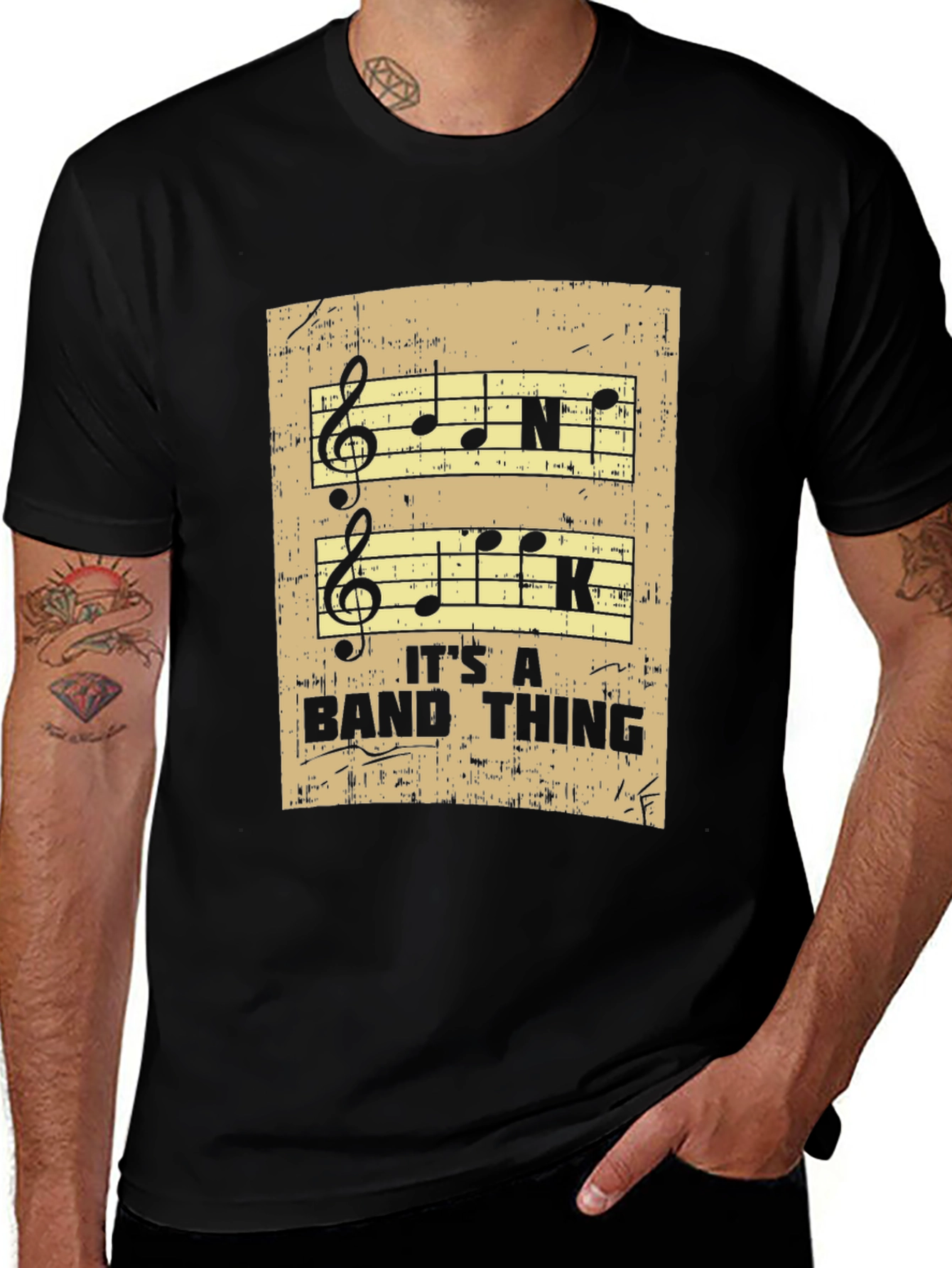 Variant 26 of Music Note Band Thing T-Shirt